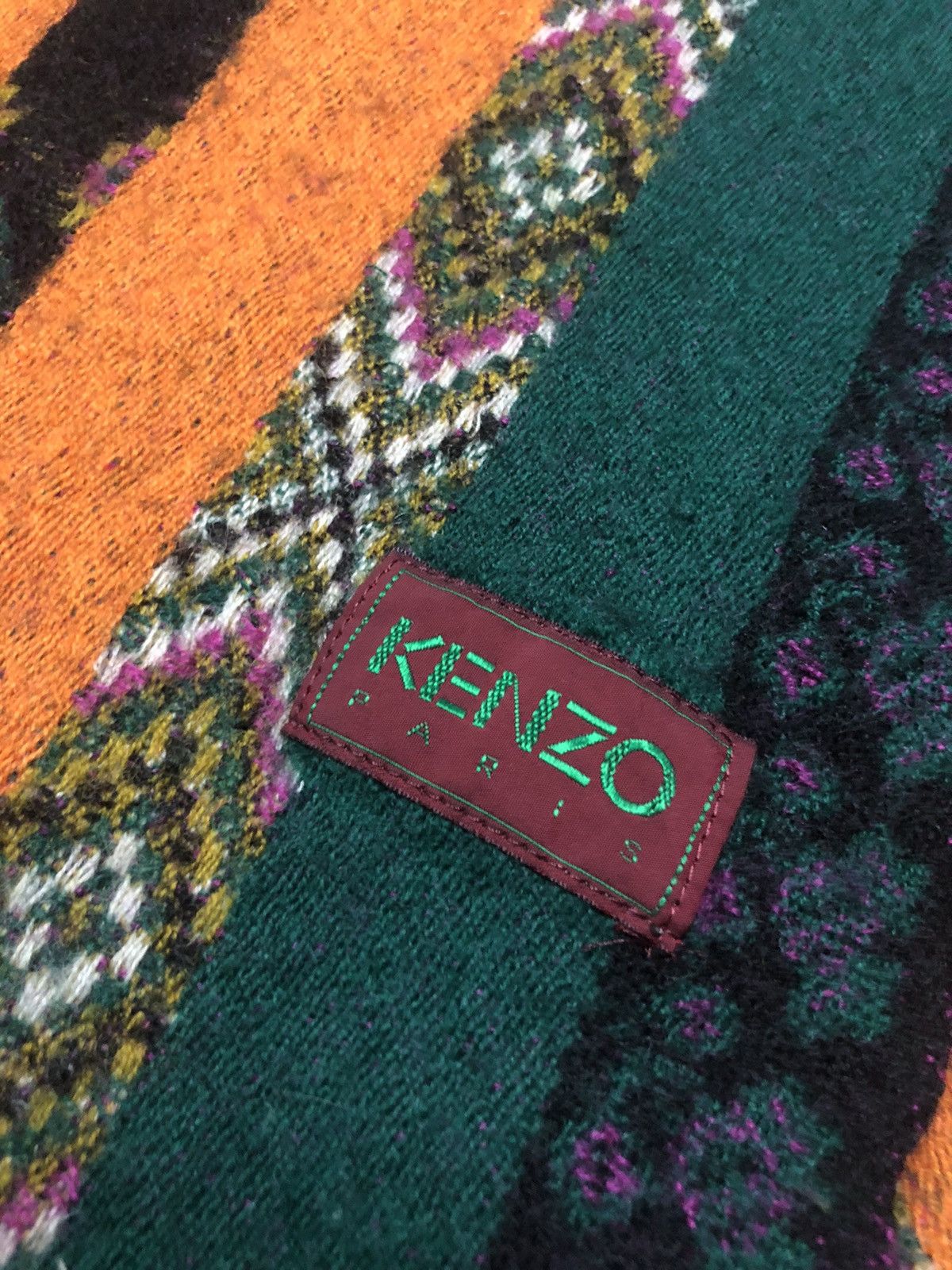 Designer × Kenzo × Native Vintage Kenzo Paris Native Scarf Muffler Size ONE SIZE - 6 Thumbnail