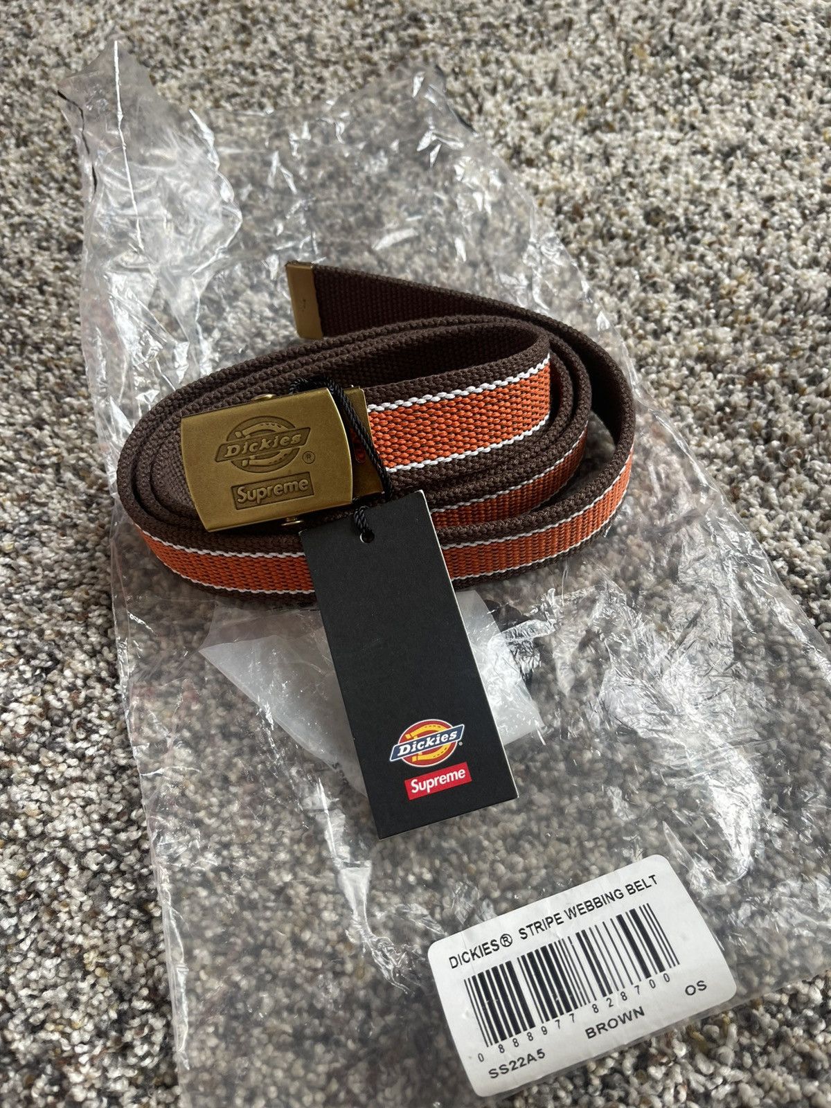 Dickies × Supreme Supreme Dickies Stripe Webbing Belt | Grailed