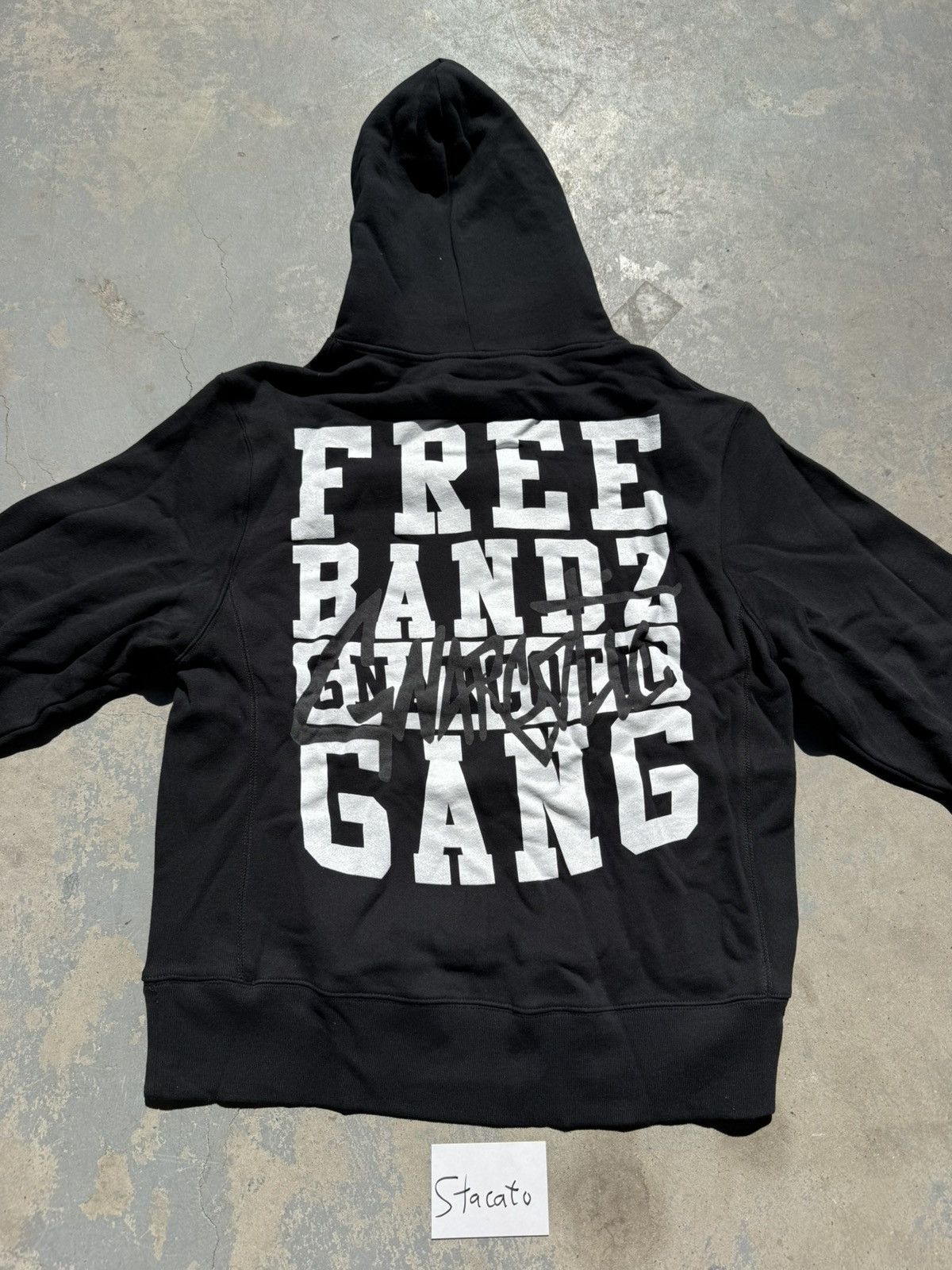 Gnarcotic Gnarcotic Lil Gnar x Future Free Band Gang Hoodie Black Size US M / EU 48-50 / 2 - 2 Thumbnail