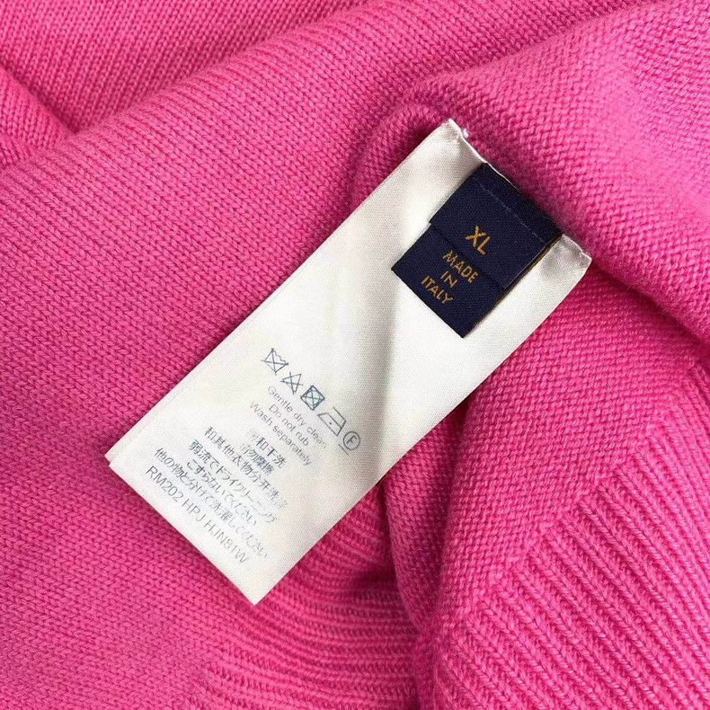 Louis Vuitton Louis Vuitton Cashmere rose logo sweater Size US XL / EU 56 / 4 - 4 Thumbnail