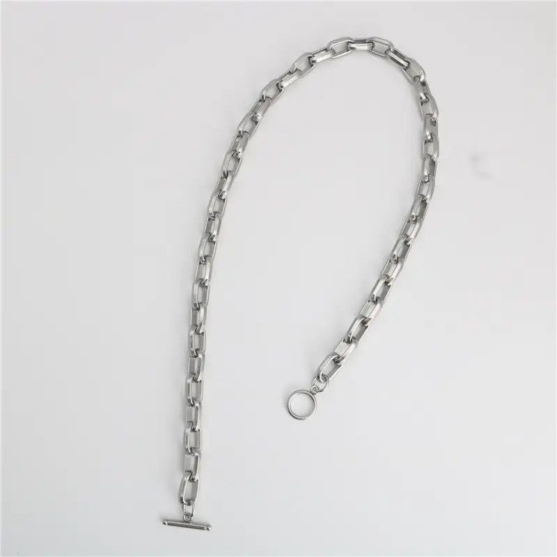 Jewelry × Vintage Handmade OT Buckle Crude Titanium Steel Size ONE SIZE - 3 Thumbnail