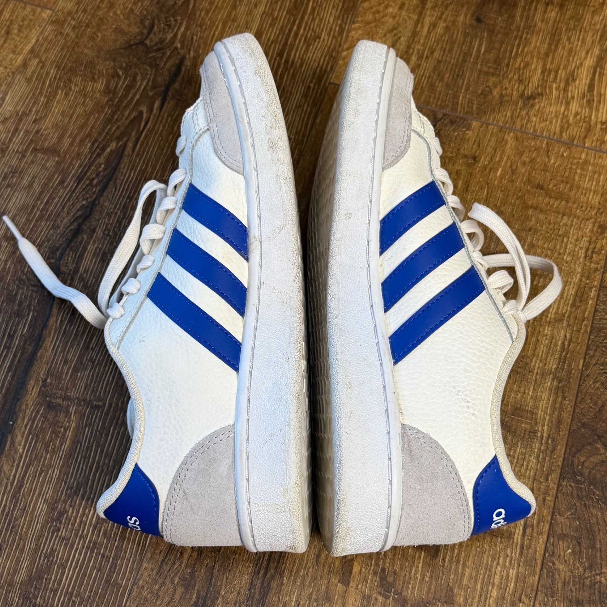 Adidas adidas Sneakers Men's 7M Grand Court SE Cream Blue Leather S Size US 7 / EU 40 - 8 Thumbnail