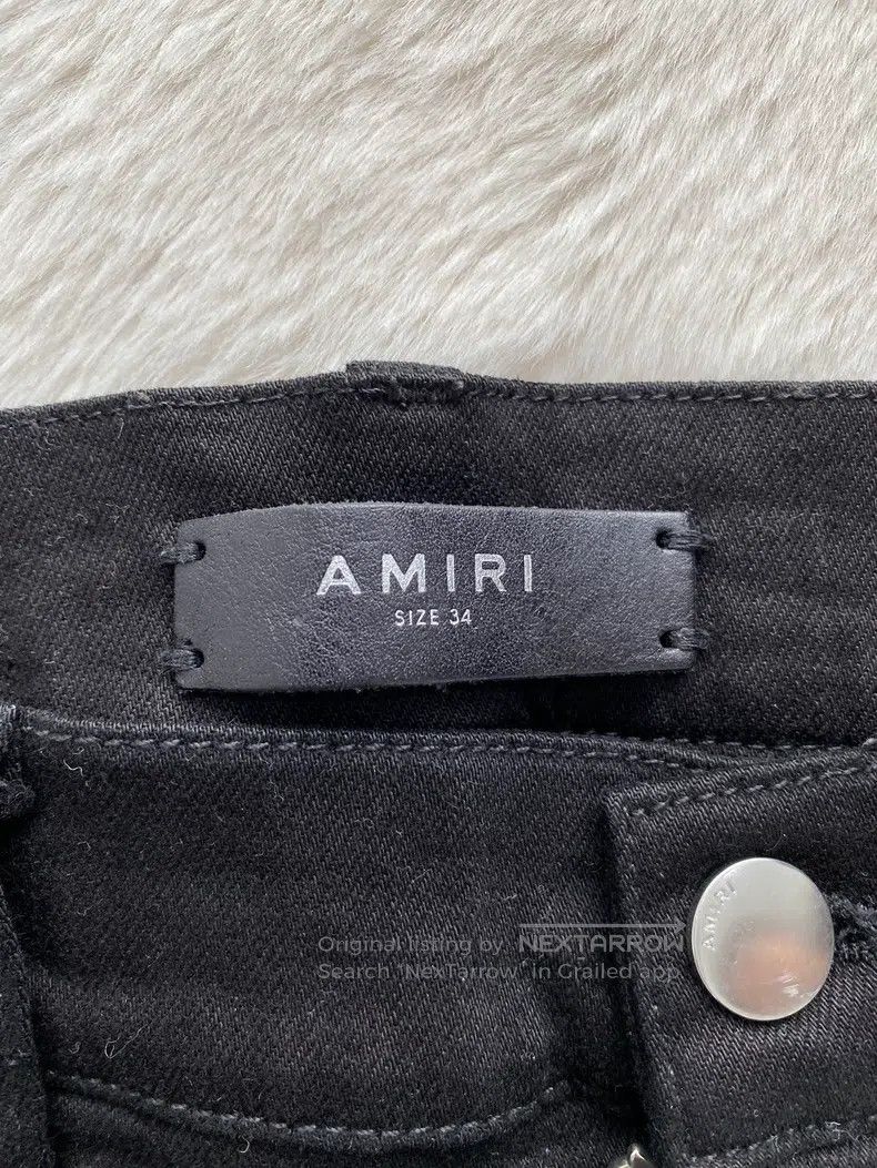Amiri Amiri Size 34 Black note jeans Size US 34 / EU 50 - 2 Thumbnail