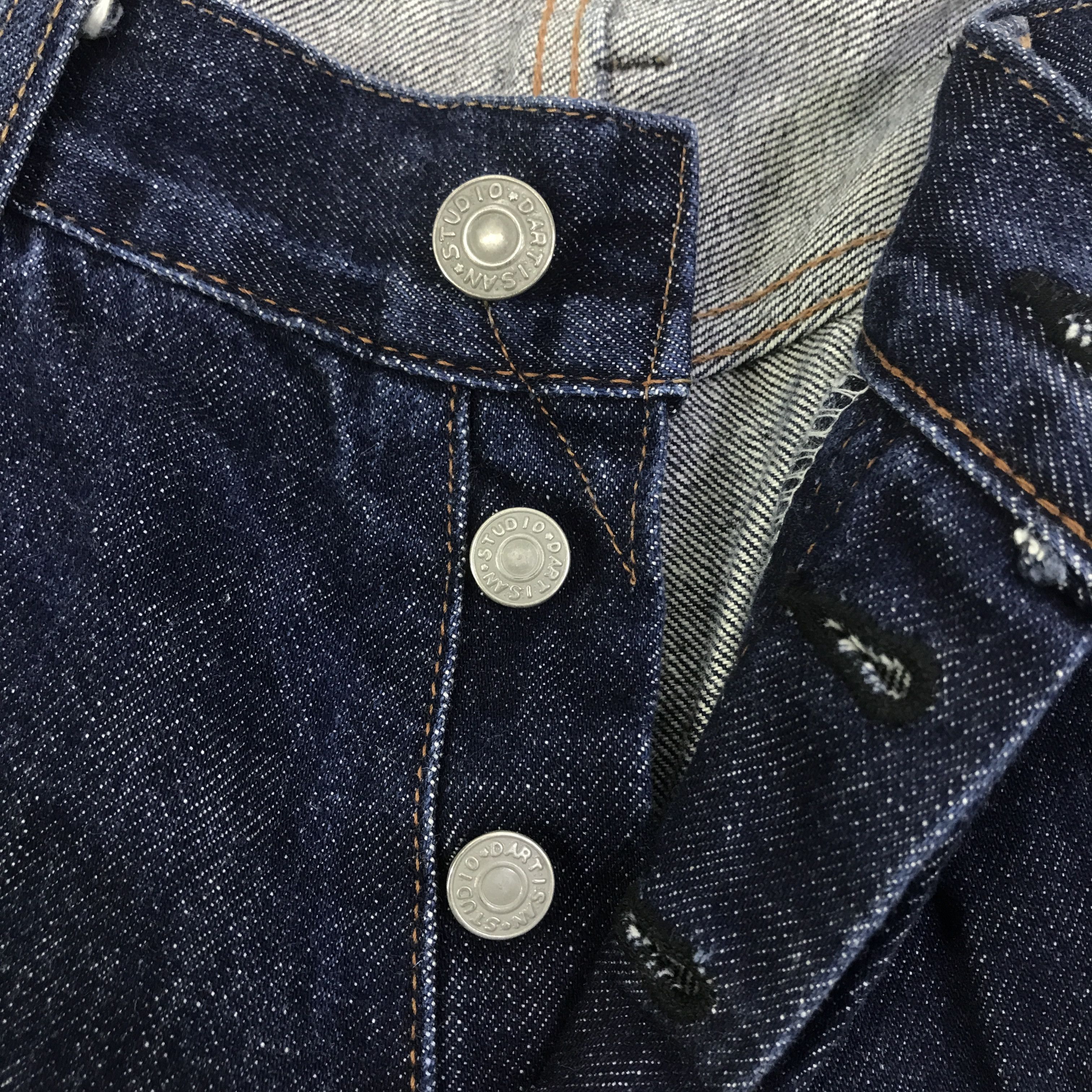 Studio D'Artisan Vintage Studio D Artisan Blue Denim Jeans PantsK130B4 Size US 33 - 13 Thumbnail