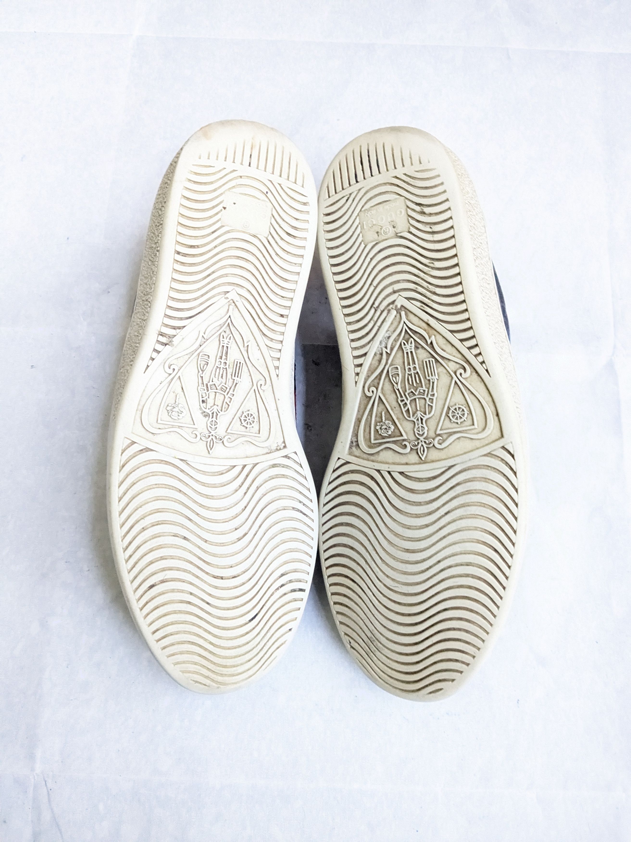 Gucci Gucci Ace GG Monogram Sneakers Black 9 Logo Size US 9 / EU 42 - 15 Thumbnail
