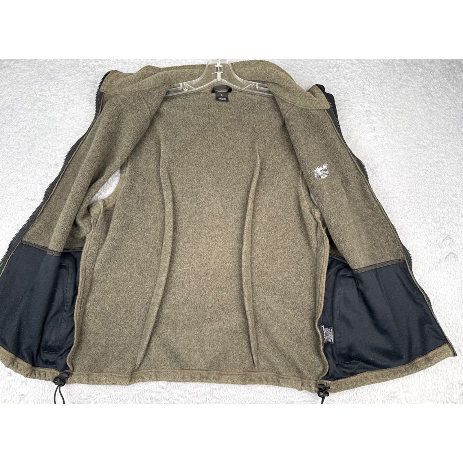 Mountain Hardwear Mountain Hardwear Vest Women L Beige Knit Shell Mock Neck Full Zip Polyester Size L / US 10 / IT 46 - 2 Thumbnail