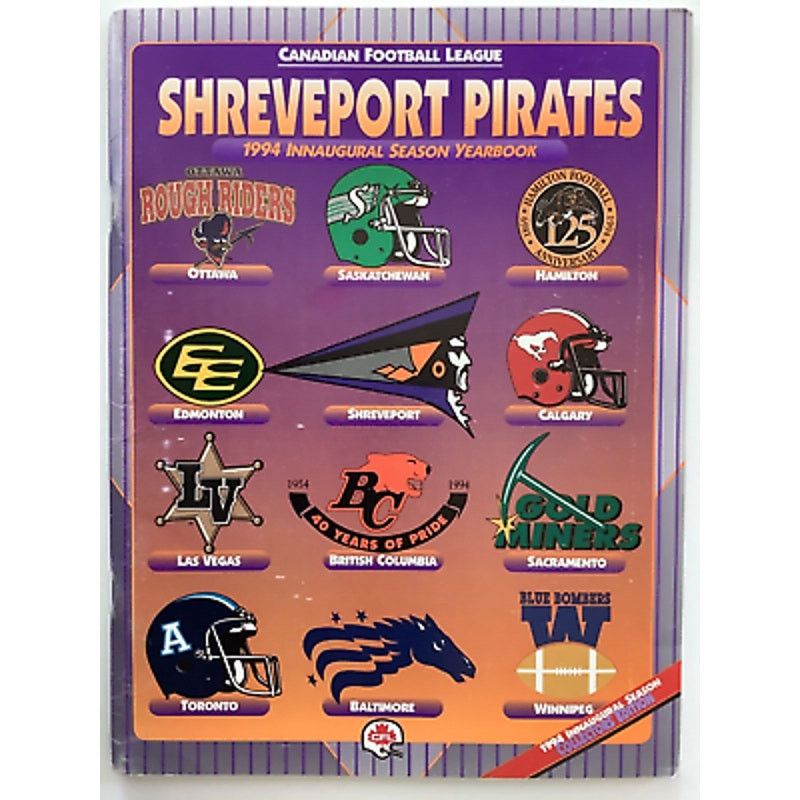 NFL × Starter Shreveport Pirates 1994-95 bomber Louisiana CFL football vtg Size US XL / EU 56 / 4 - 12 Thumbnail
