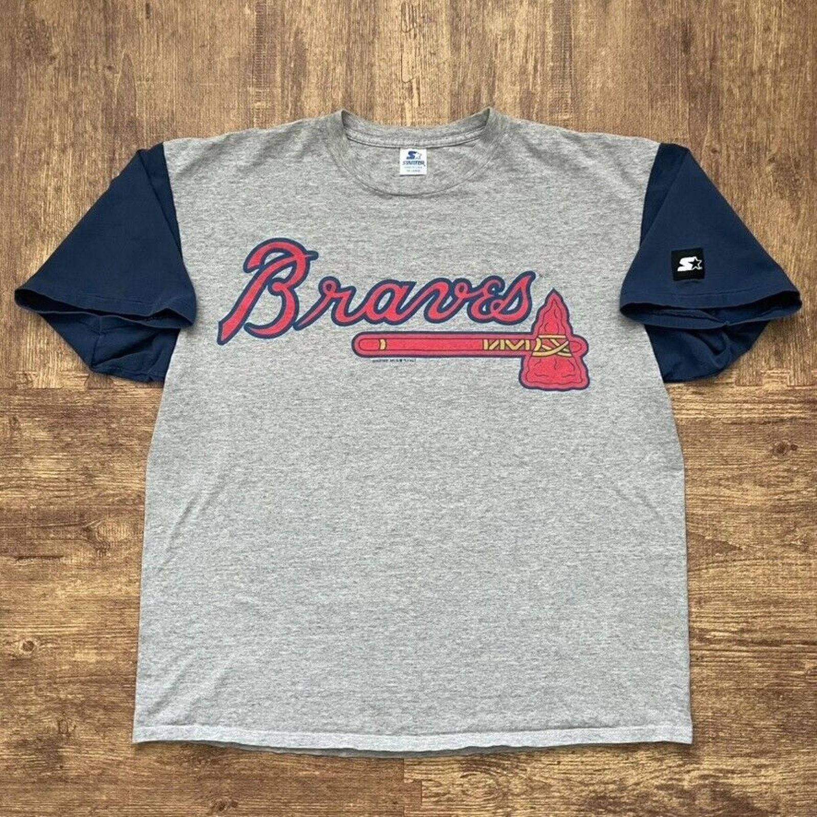 Vintage Starter Atlanta Braves T-Shirt | ヤマダウェブコム