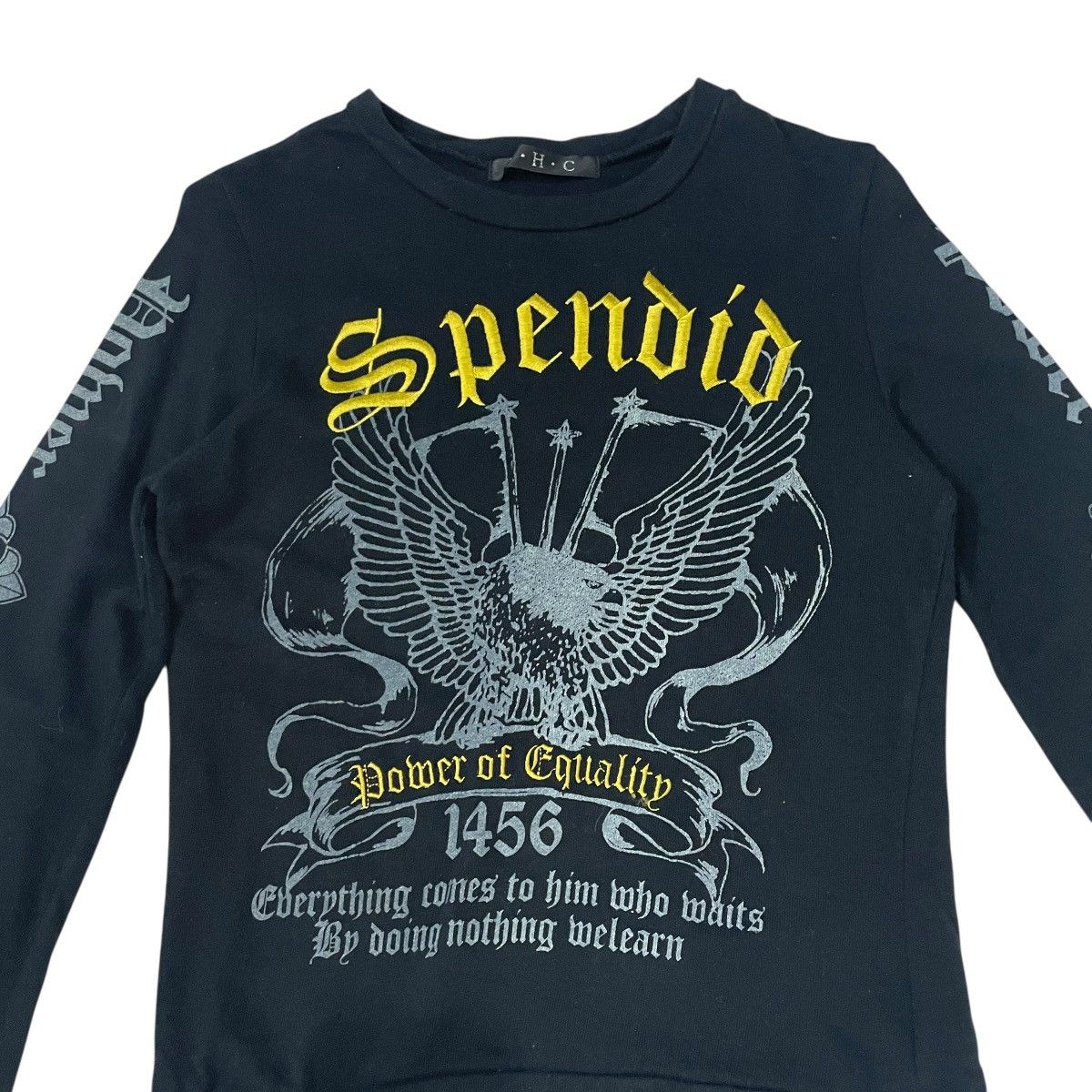Japanese Brand Vintage Japanese Designer Long Sleeve Tee Size S / US 4 / IT 40 - 2 Thumbnail