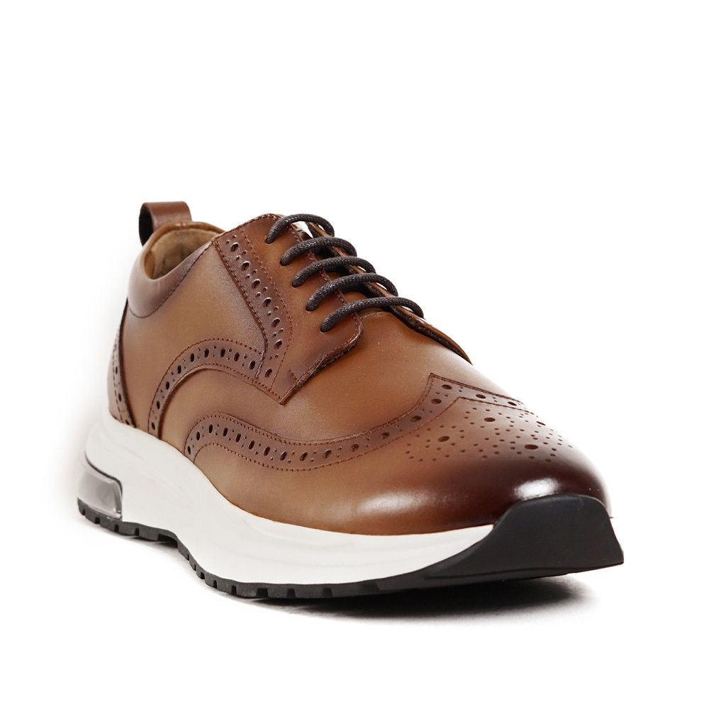 Leather Romi Brown Leather Sneakers Size US 9 / EU 42 - 1 Thumbnail