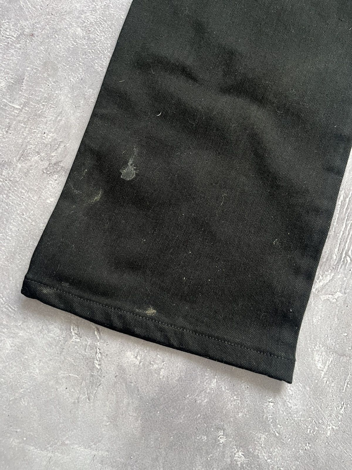 Armani Vintage Armani Jeans Metal Logo AJ Black Pants Japanes Jeans Size US 32 / EU 48 - 11 Thumbnail