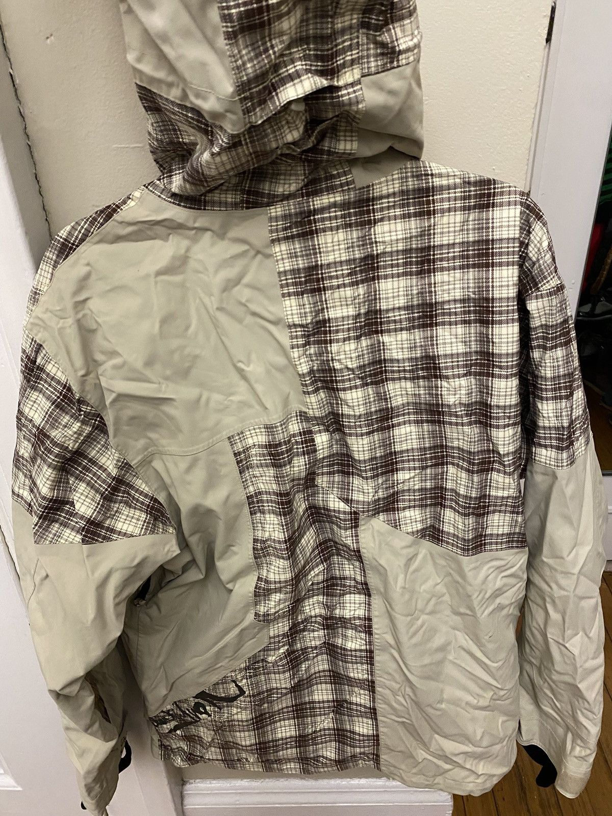 Quiksilver Quiksilver Todd Richards brown and cream plaid ski jacket Size US M / EU 48-50 / 2 - 4 Thumbnail