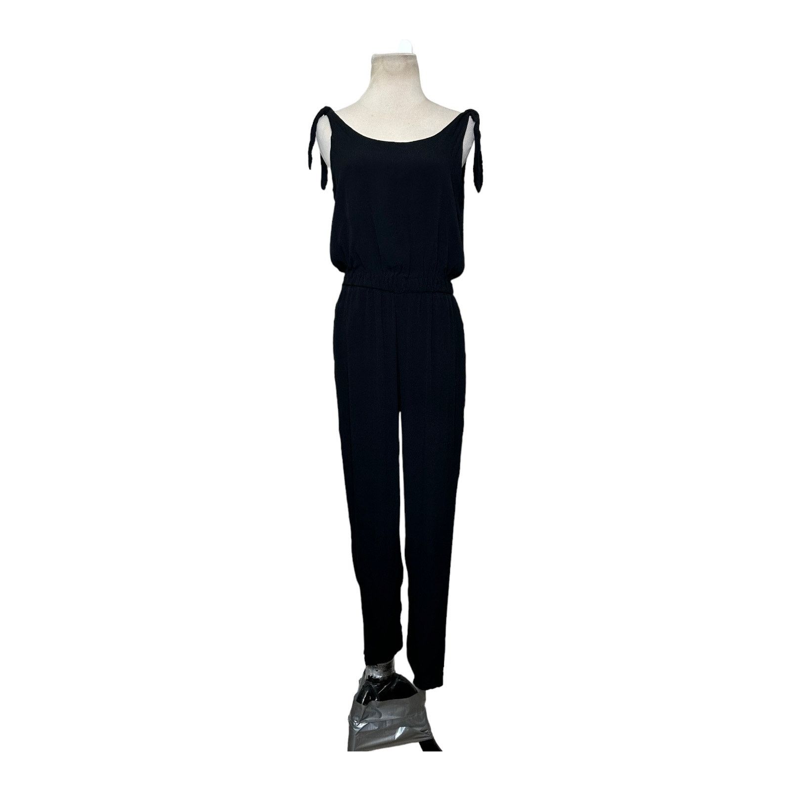 Madewell Madewell black sleeveless shoulder tie jumpsuit size Small Size 27" / US 4 / IT 40 - 11 Thumbnail