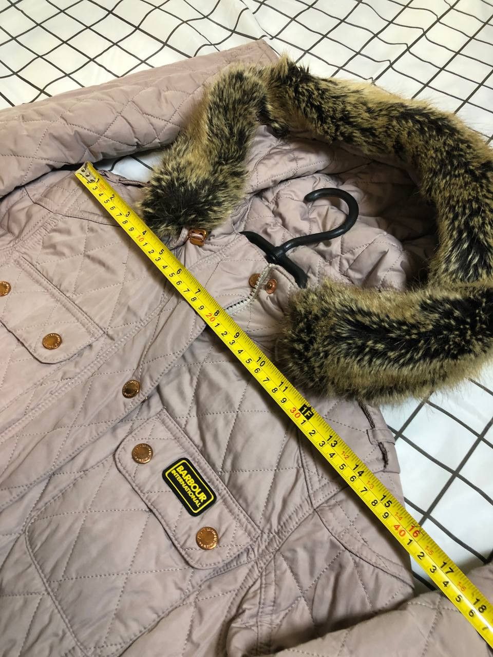 Barbour BARBOUR Womens International Latte Enduro Quilt Jacket Size M / US 6-8 / IT 42-44 - 8 Thumbnail