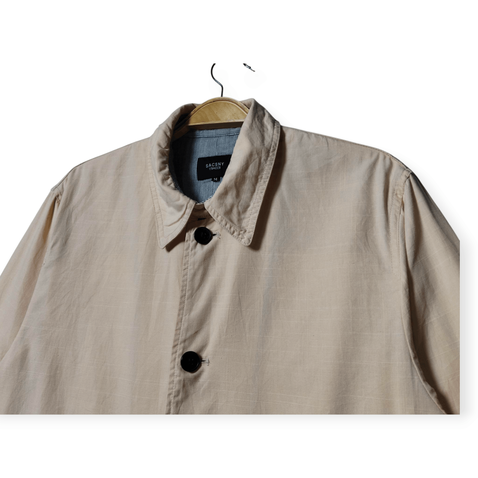 Japanese Brand × Y's × Yohji Yamamoto Saccny Y'saccs Yohji Yamamoto Ripstop Overshirt - 0021 Size US M / EU 48-50 / 2 - 4 Thumbnail