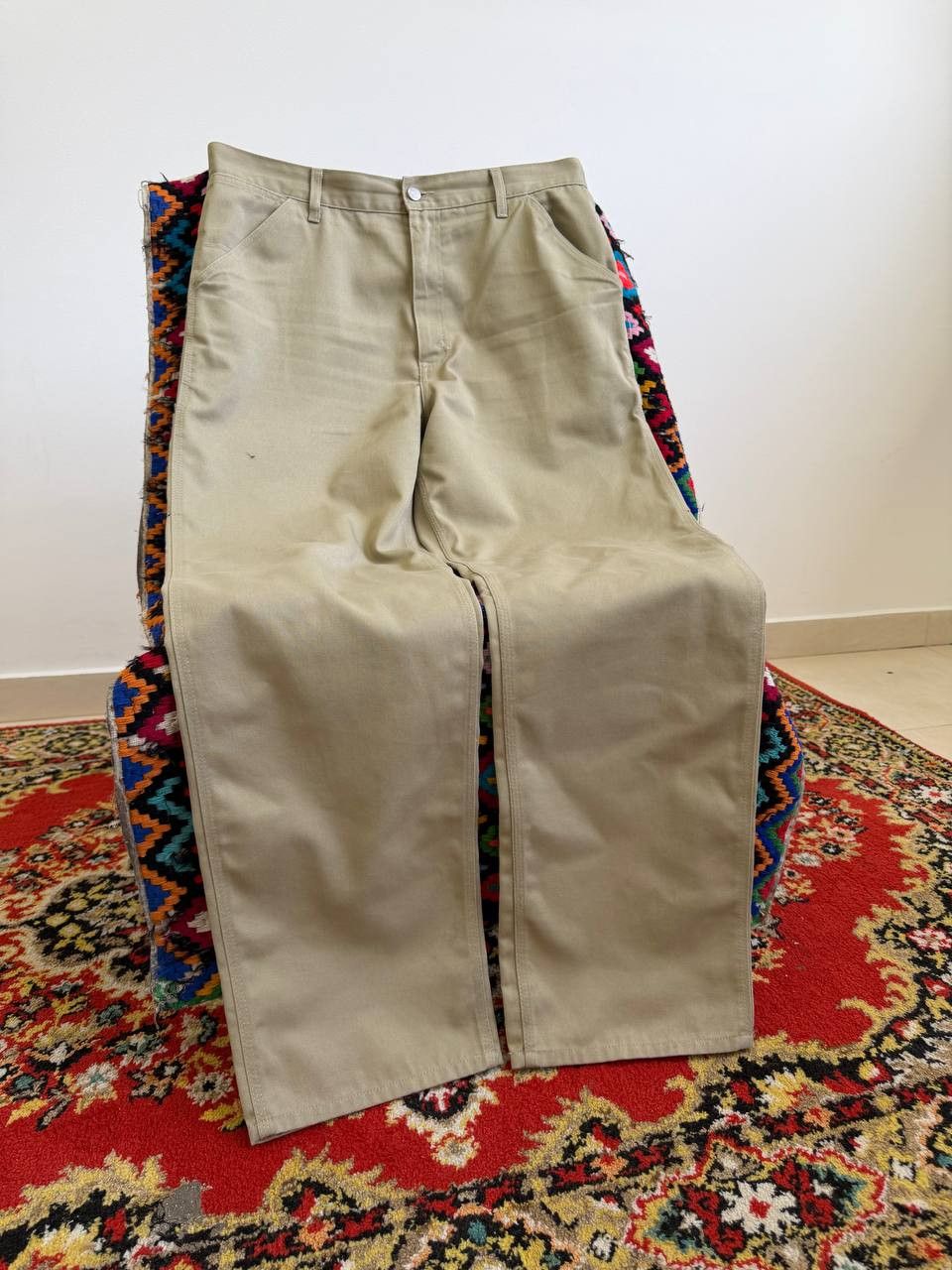 Carhartt Vintage 90s Carhartt Single Knee Work Pants Carpenter Jeans Size US 34 / EU 50 - 7 Thumbnail