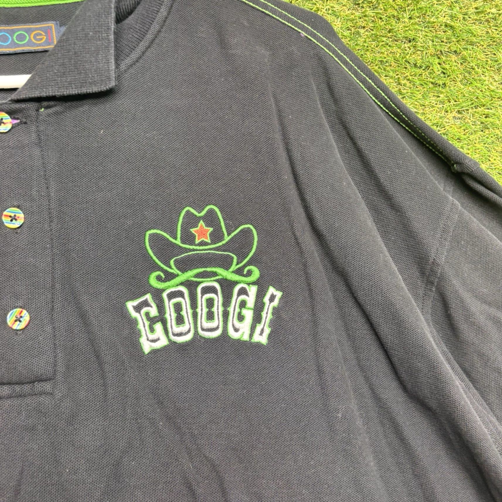 Coogi Vintage Coogi Polo Shirt Mens 4XL Black Embroidered Casual Preppy 2000s y2k Size US XXL / EU 58 / 5 - 6 Thumbnail