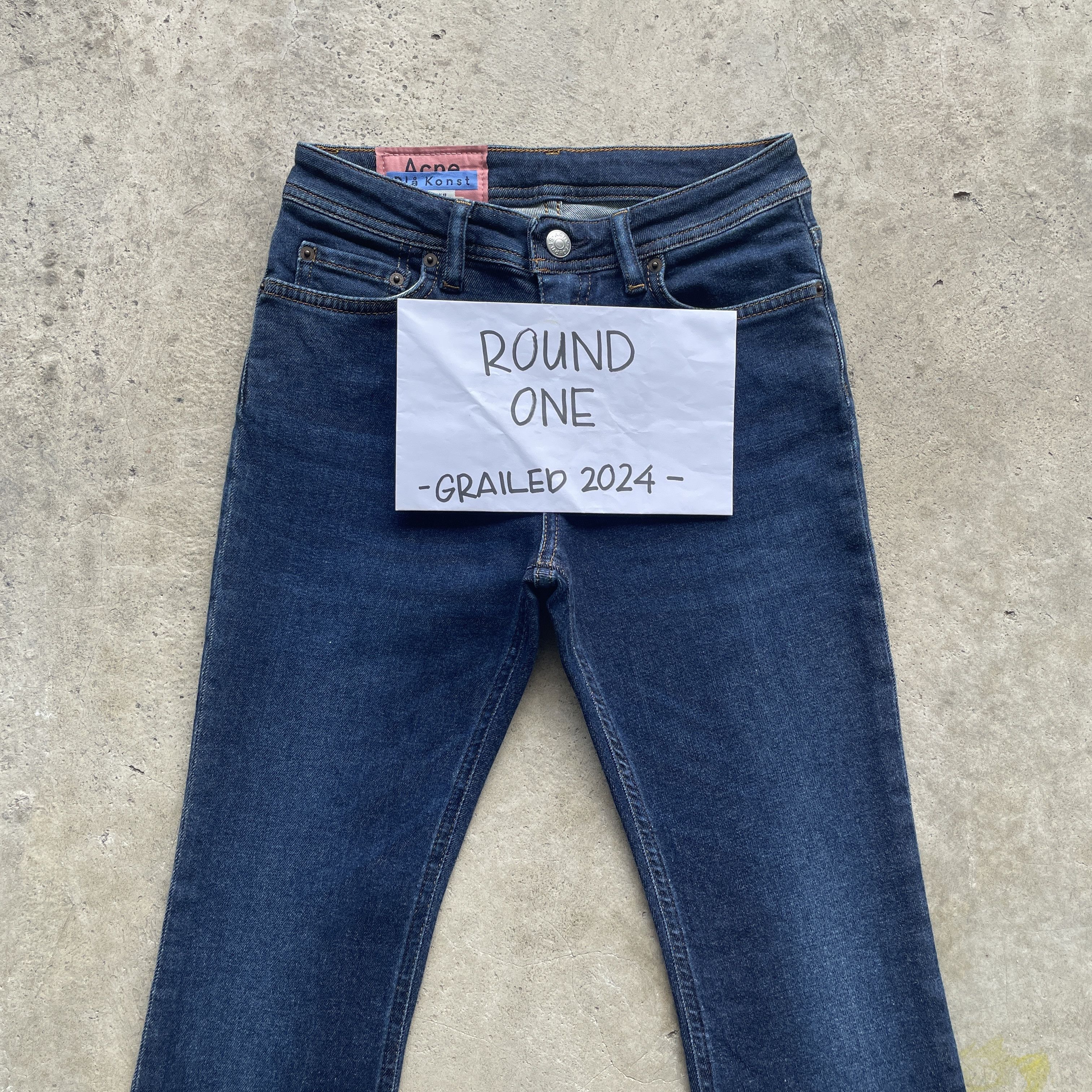 Acne Studios W25 ACNE STUDIOS SKINNY JEANS WOMEN DENIM PANTS Size 25" / US 0 / IT 36 - 3 Thumbnail