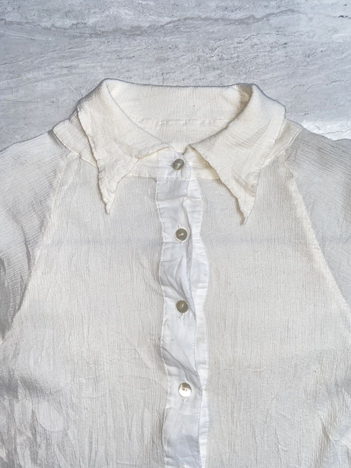 Designer × Japanese Brand UNDICI.NOVE 99.9999 White Shirt Size US XS / EU 42 / 0 - 8 Thumbnail