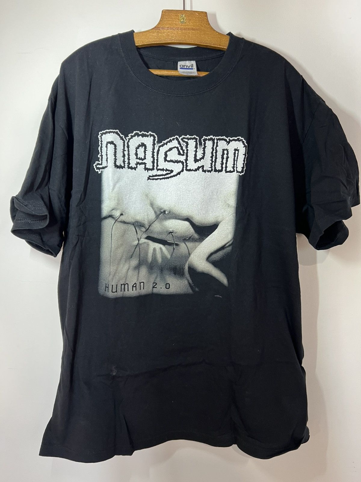 Band Tees Nasum shirt vintage 00 human 2.0 Size US L / EU 52-54 / 3 - 1 Thumbnail