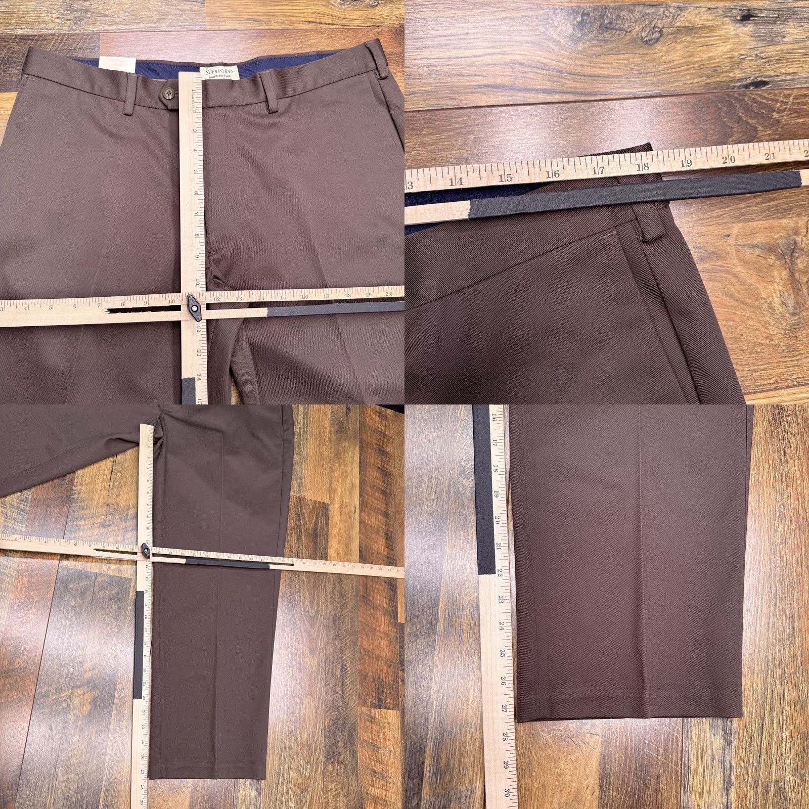 Vintage **St Johns' Bay Mens Premium Brownstone Chino Pants 38x29 Regular Fit** User: St Johns' Bay Mens Premium Brownstone Chino Pants Regular Fit 38x29 Size US 38 / EU 54 - 9 Thumbnail