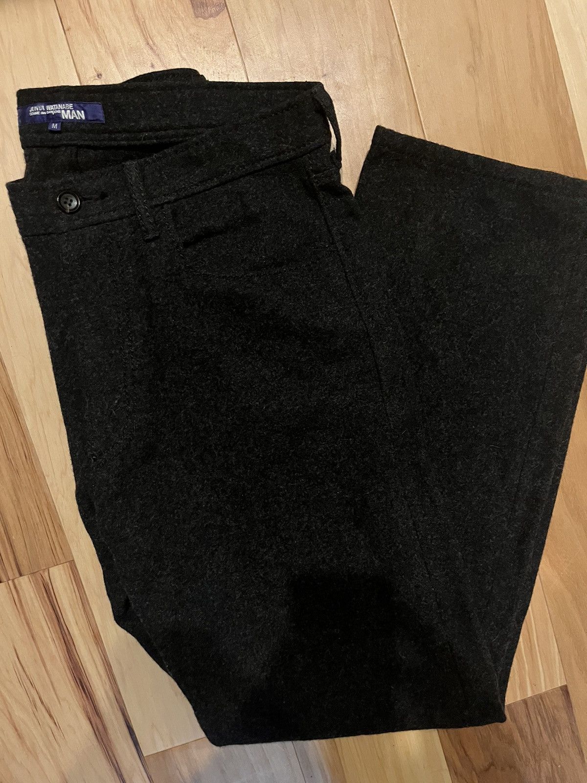 Junya Watanabe Junya watanabe man 2002 wool 5 pocket pants size medium Size US 35 - 2 Thumbnail