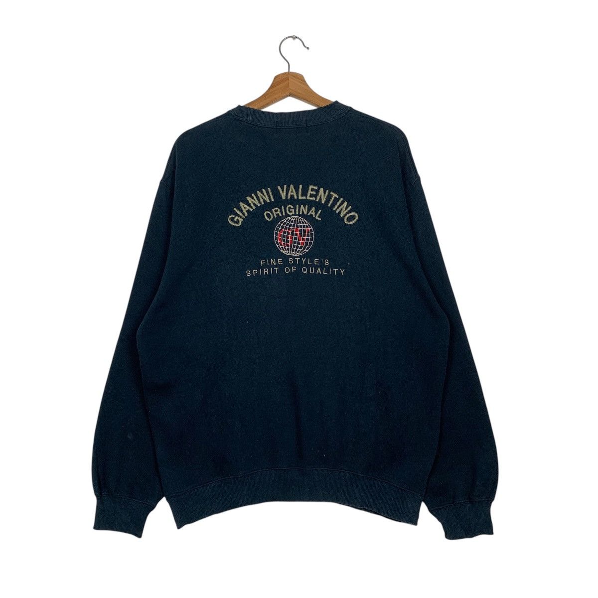 Japanese Brand Gianni Valentino Crewneck Sweatshirt Size US L / EU 52-54 / 3 - 1 Thumbnail