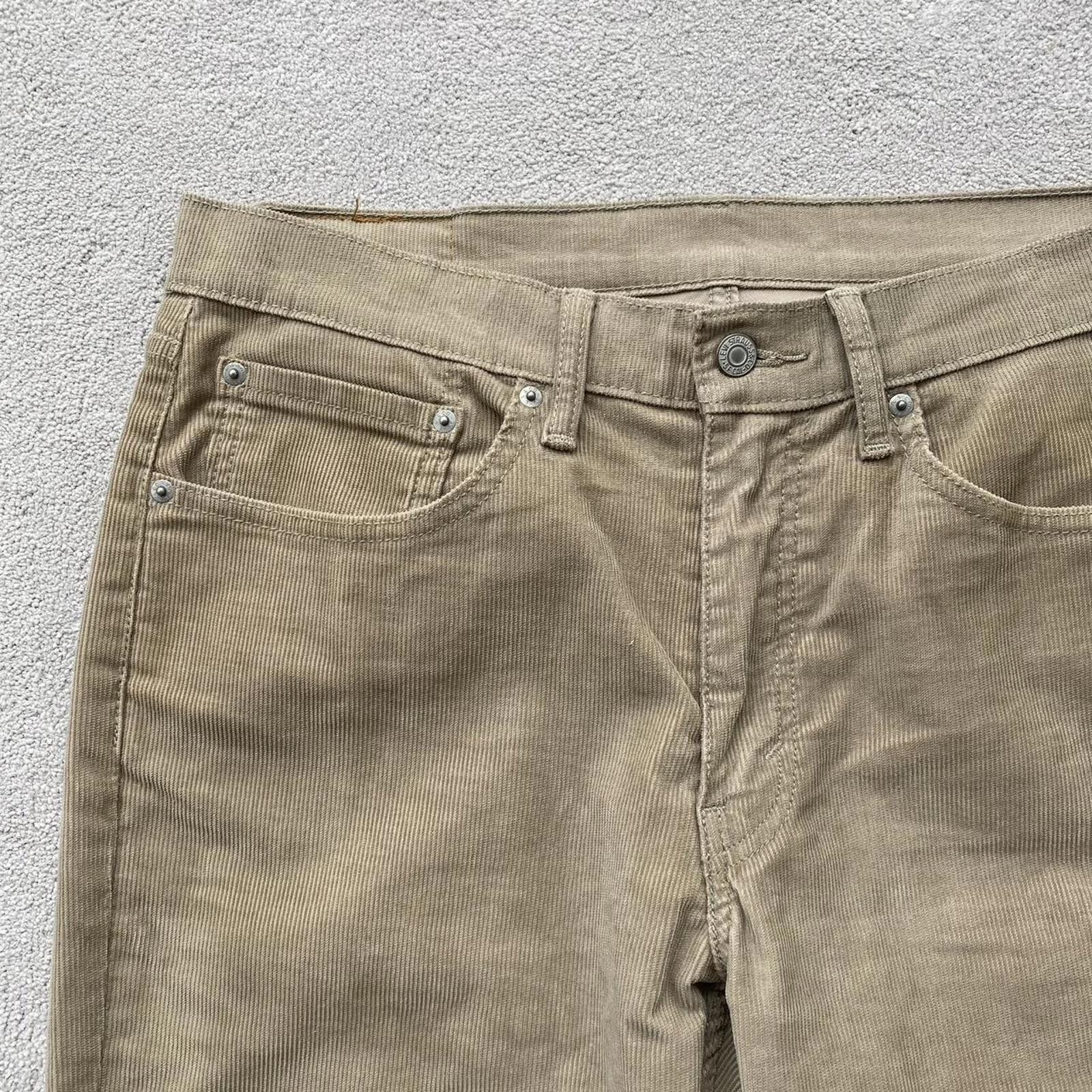 Levi's Vintage Levis 514 Corduroy Trousers Size US 34 / EU 50 - 2 Thumbnail
