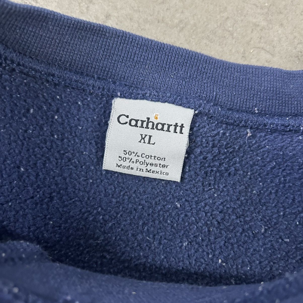 Carhartt × Vintage Vintage carhartt navy blue faded crewneck Size US XL / EU 56 / 4 - 3 Thumbnail