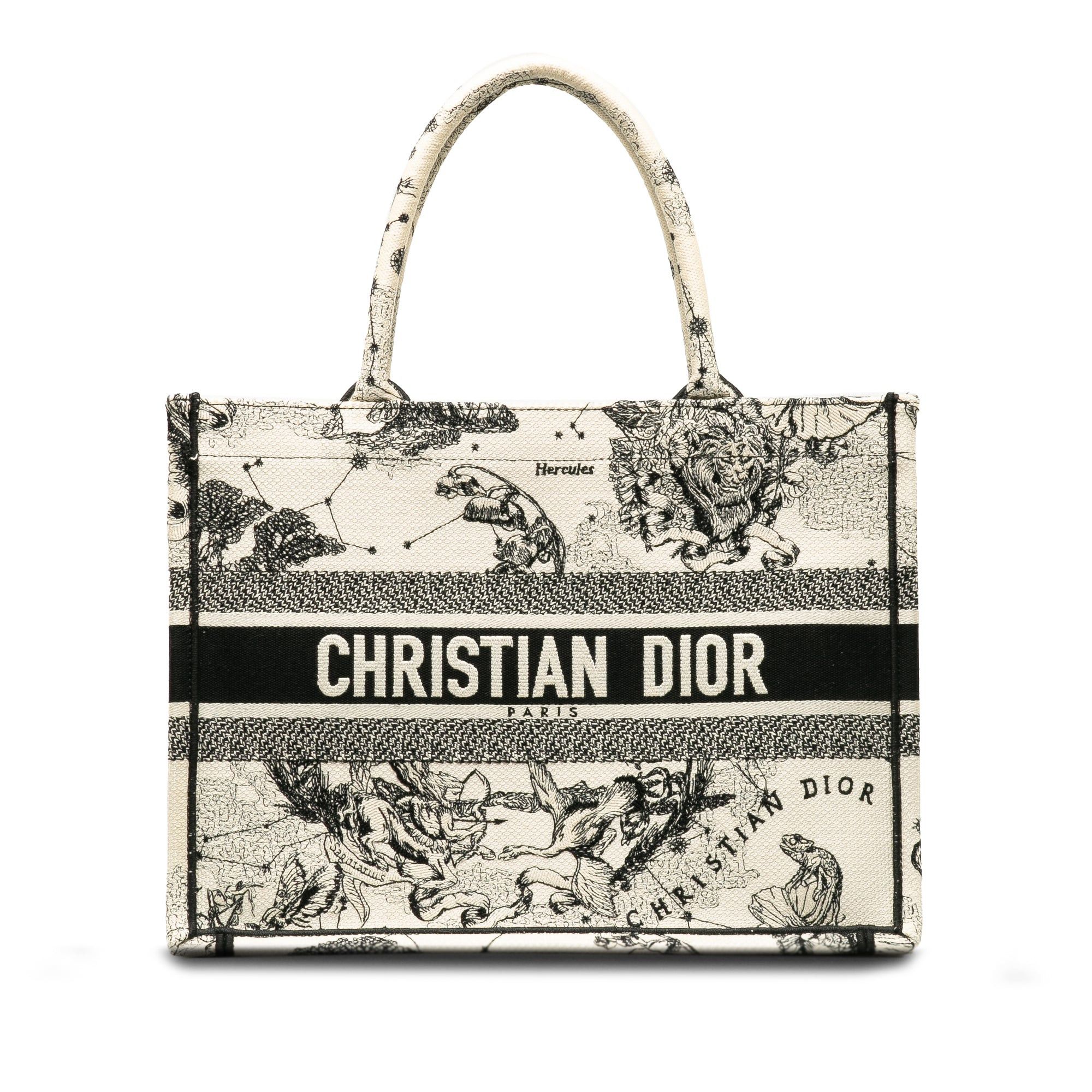 Dior Dior Small Zodiac Book Tote White Size ONE SIZE - 1 Thumbnail