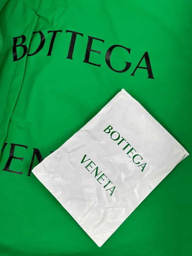 Bottega Veneta Bottega Veneta Dark Green Leather Rubber Lace-Up Boots Size US 11 / EU 44 - 3 Thumbnail