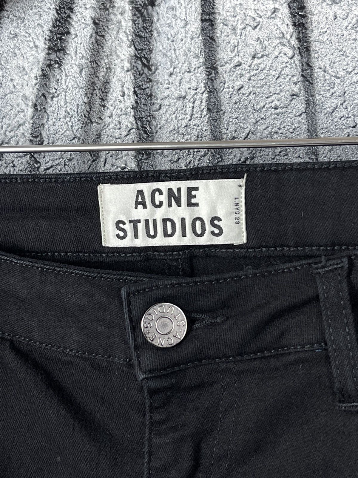 Acne Studios Acne Studios Flex S Black Slim Fit Women’s Jeans Size W30 Size 30" / US 8 / IT 44 - 5 Thumbnail