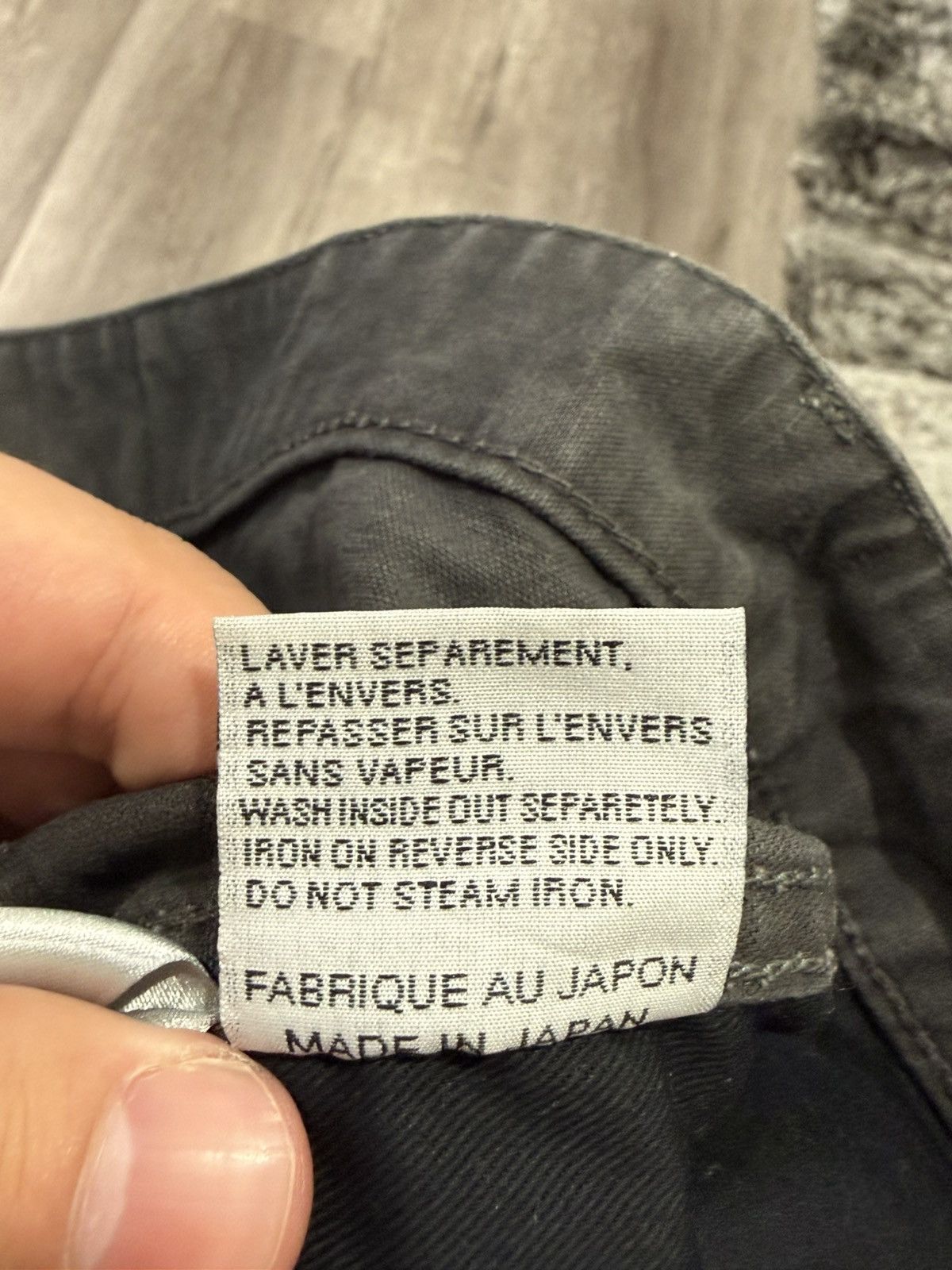 Dior Dior Black Grey Couture Carpenter Pants Size US 33 - 8 Thumbnail
