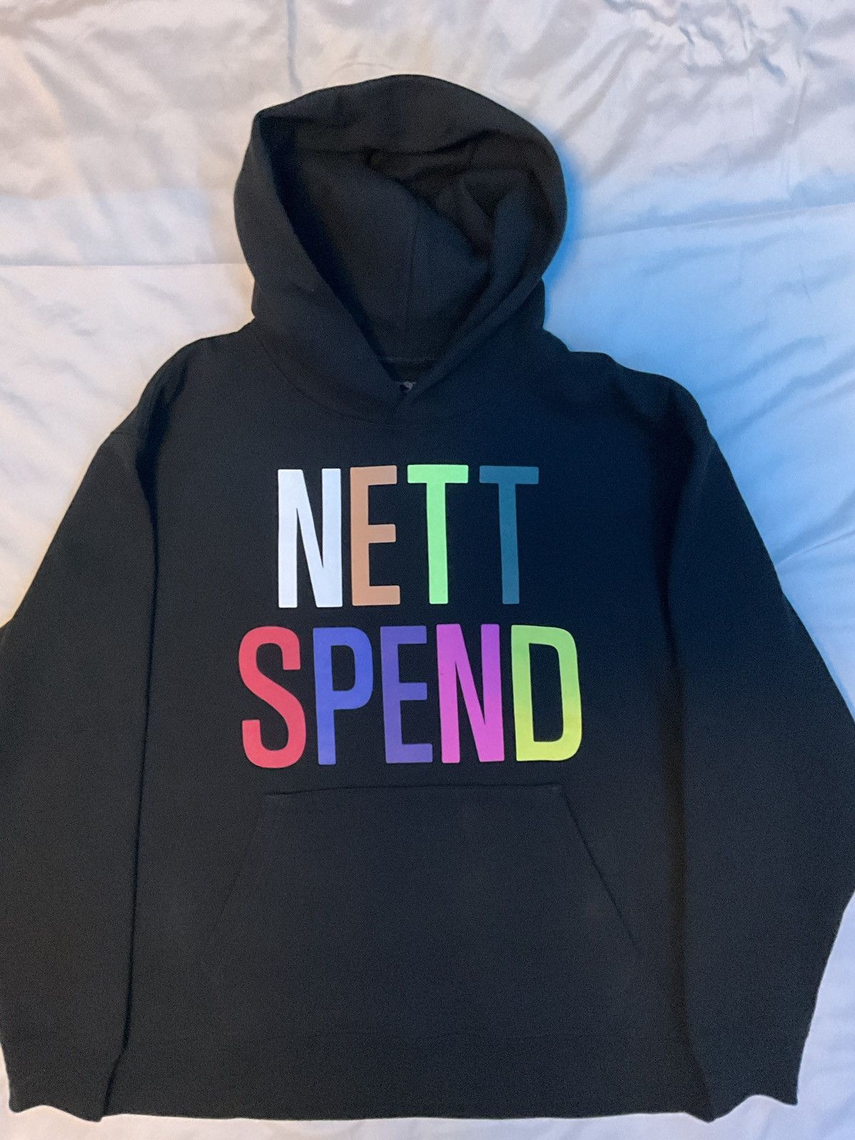 Archival Clothing Nettspend Rainbow hoodie Grailed