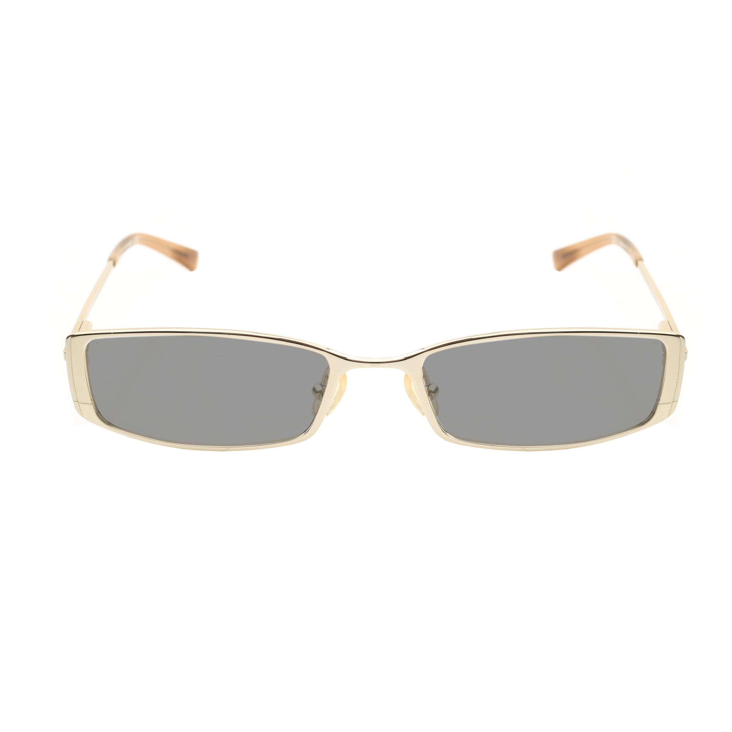Valentino Valentino '90s White Gold Crystals Metal Sunglasses Size ONE SIZE - 3 Thumbnail