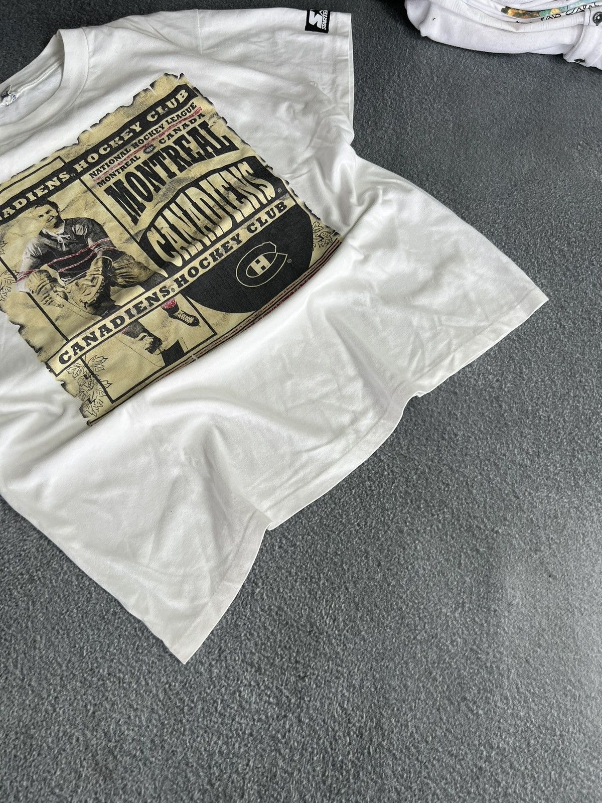 Starter Montreal Canadiens Vintage White Starter T-Shirt Tee Size US M / EU 48-50 / 2 - 4 Thumbnail
