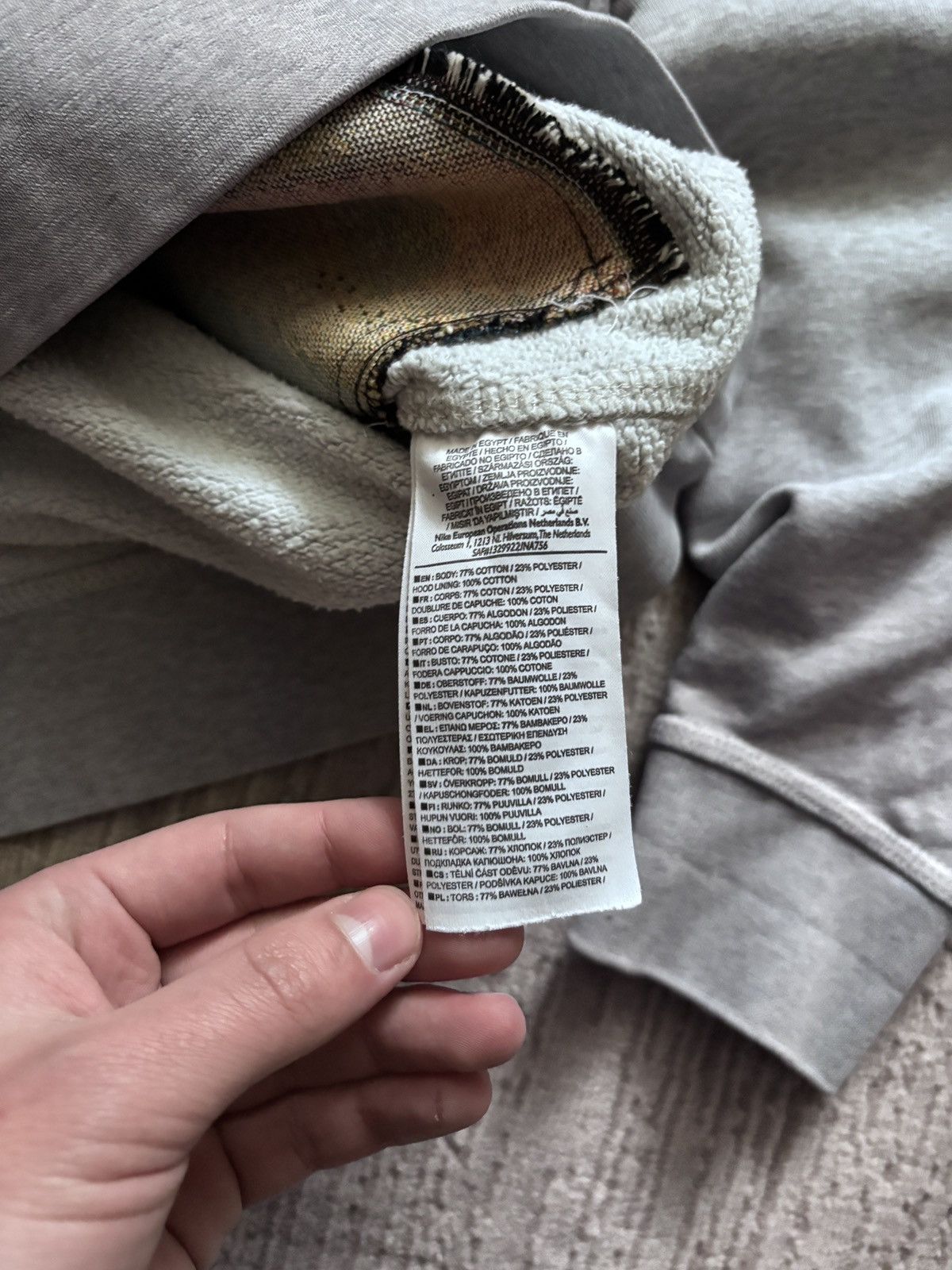 Nike Nike Reworked Junya Watanabe style Grey Hoodie Size US M / EU 48-50 / 2 - 6 Thumbnail
