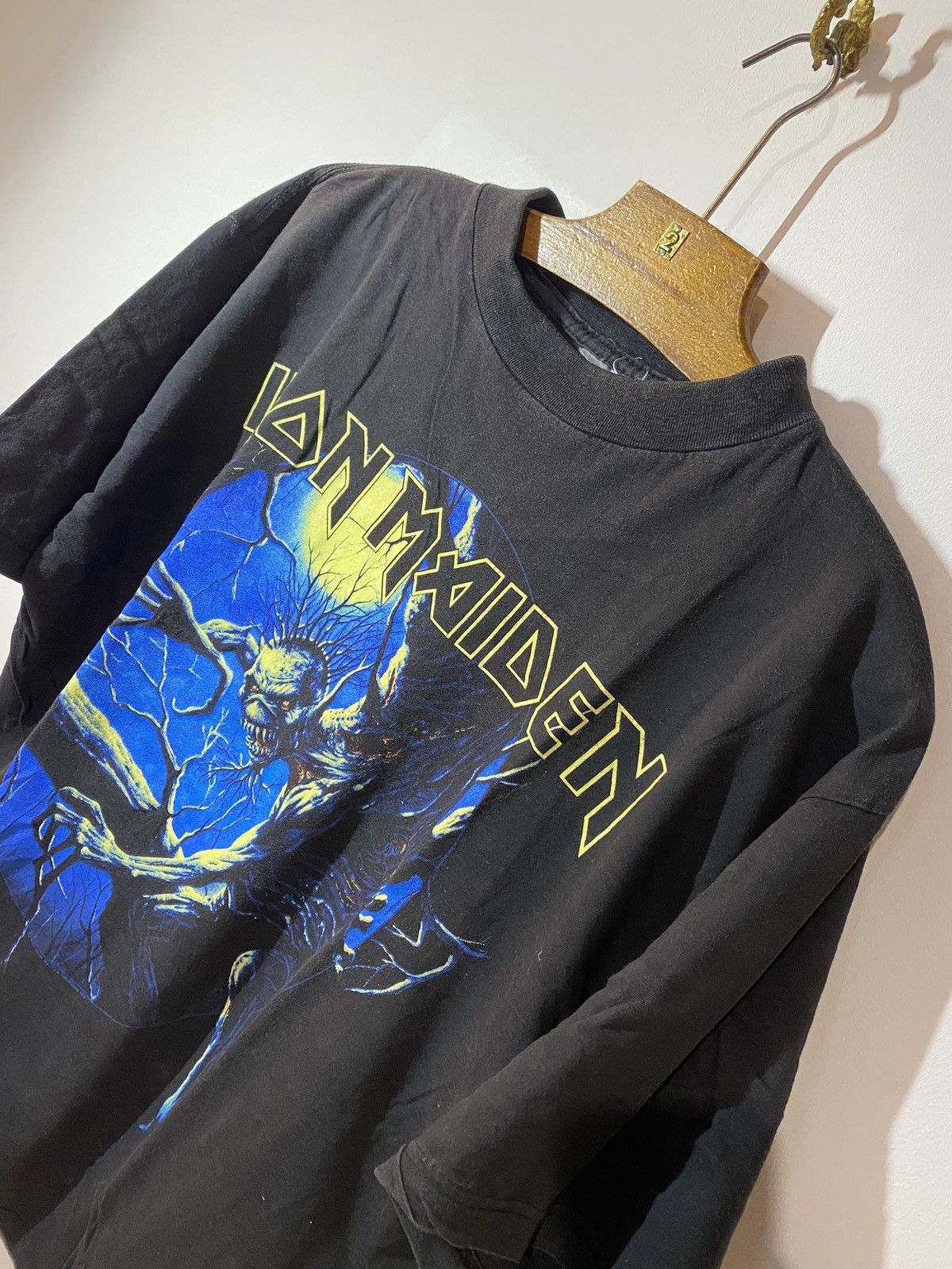 Band Tees × Vintage Vintage early 90s Iron maiden fear of the dark shirt Size US XL / EU 56 / 4 - 2 Thumbnail