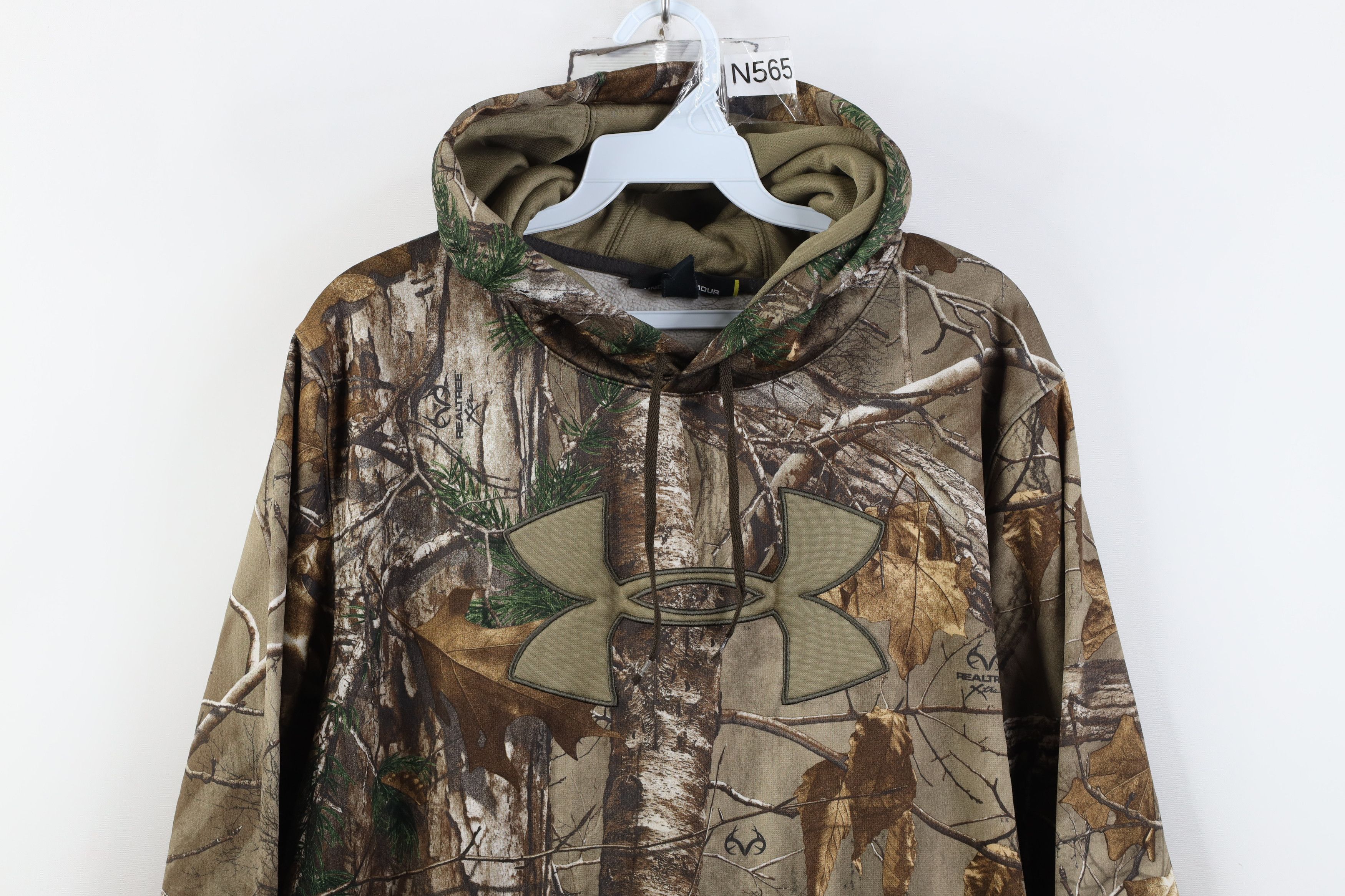 Under Armour Under Armour Big Logo Realtree Camouflage Hoodie Sweatshirt Size US L / EU 52-54 / 3 - 2 Thumbnail