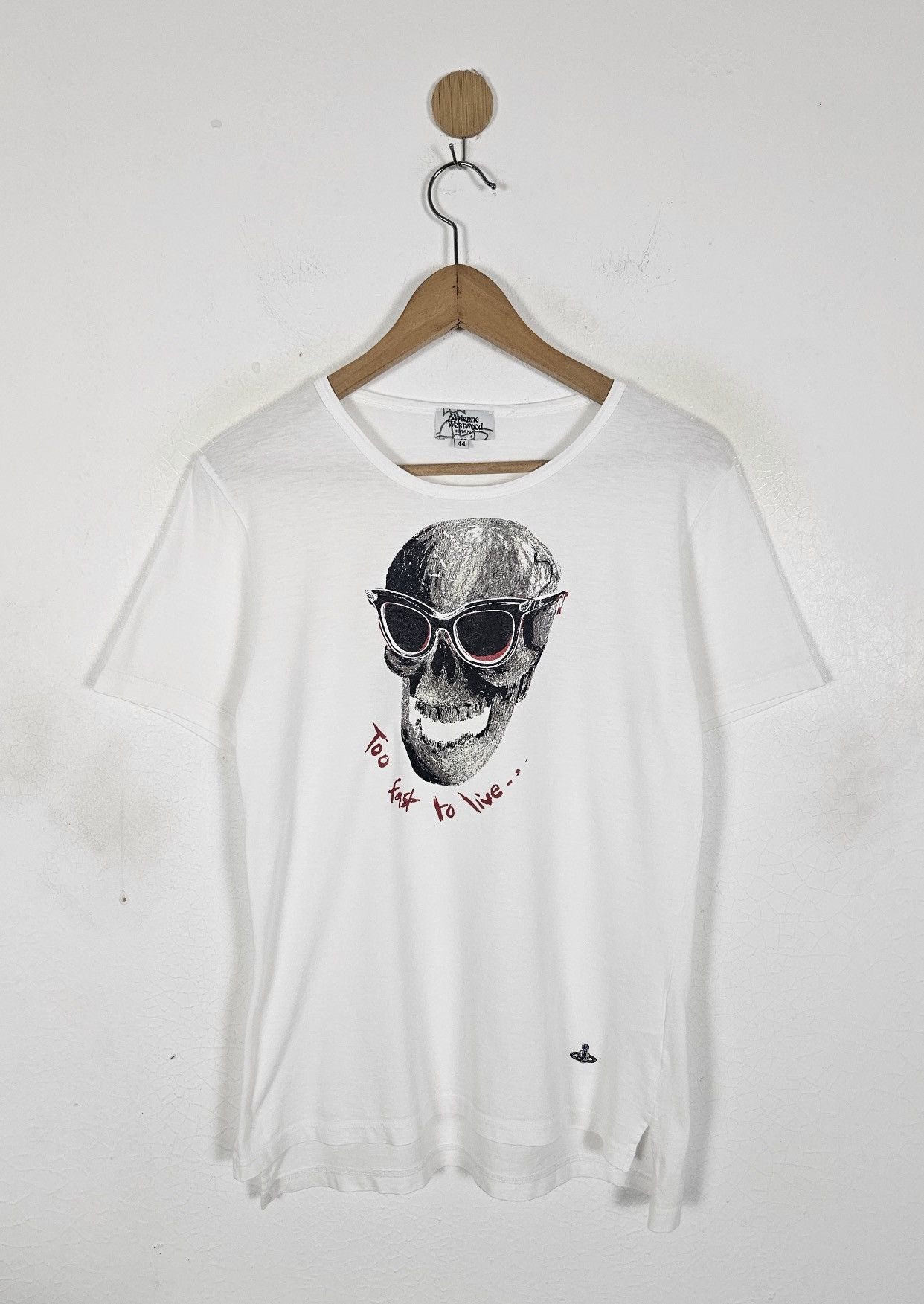Vivienne Westwood Vivienne Westwood Too Fast To Live skull tee shirt Size US S / EU 44-46 / 1 - 1 Thumbnail
