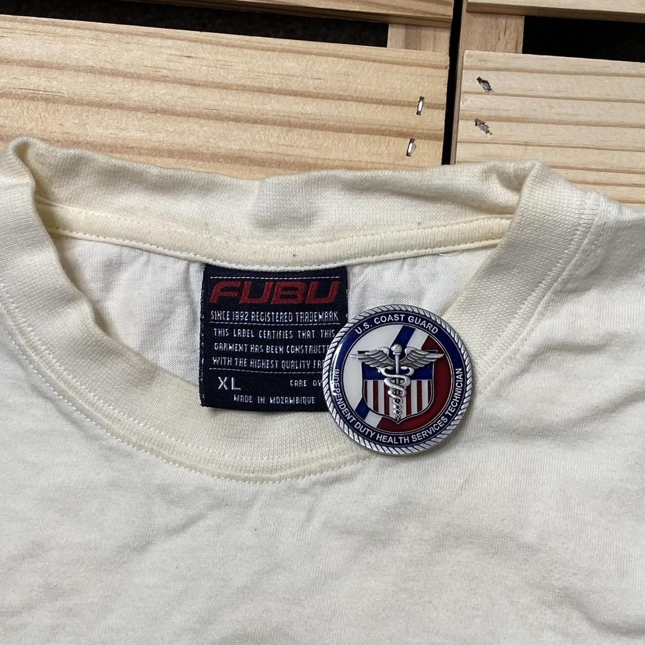 Fubu Vintage FUBU x Harlem Globetrotters Beige Tee Size XL Size US XL / EU 56 / 4 - 4 Thumbnail