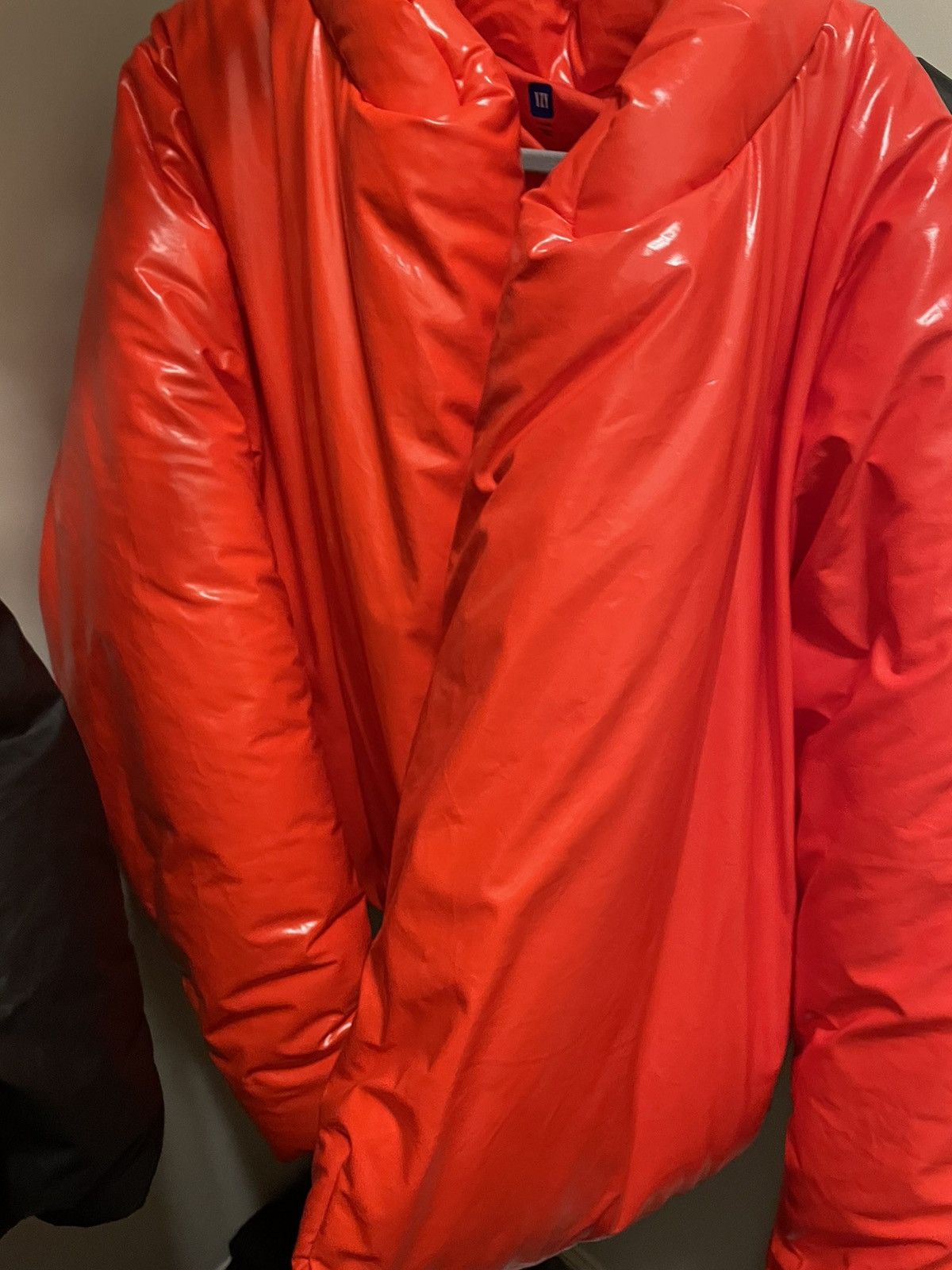 yeezy gap red jacket