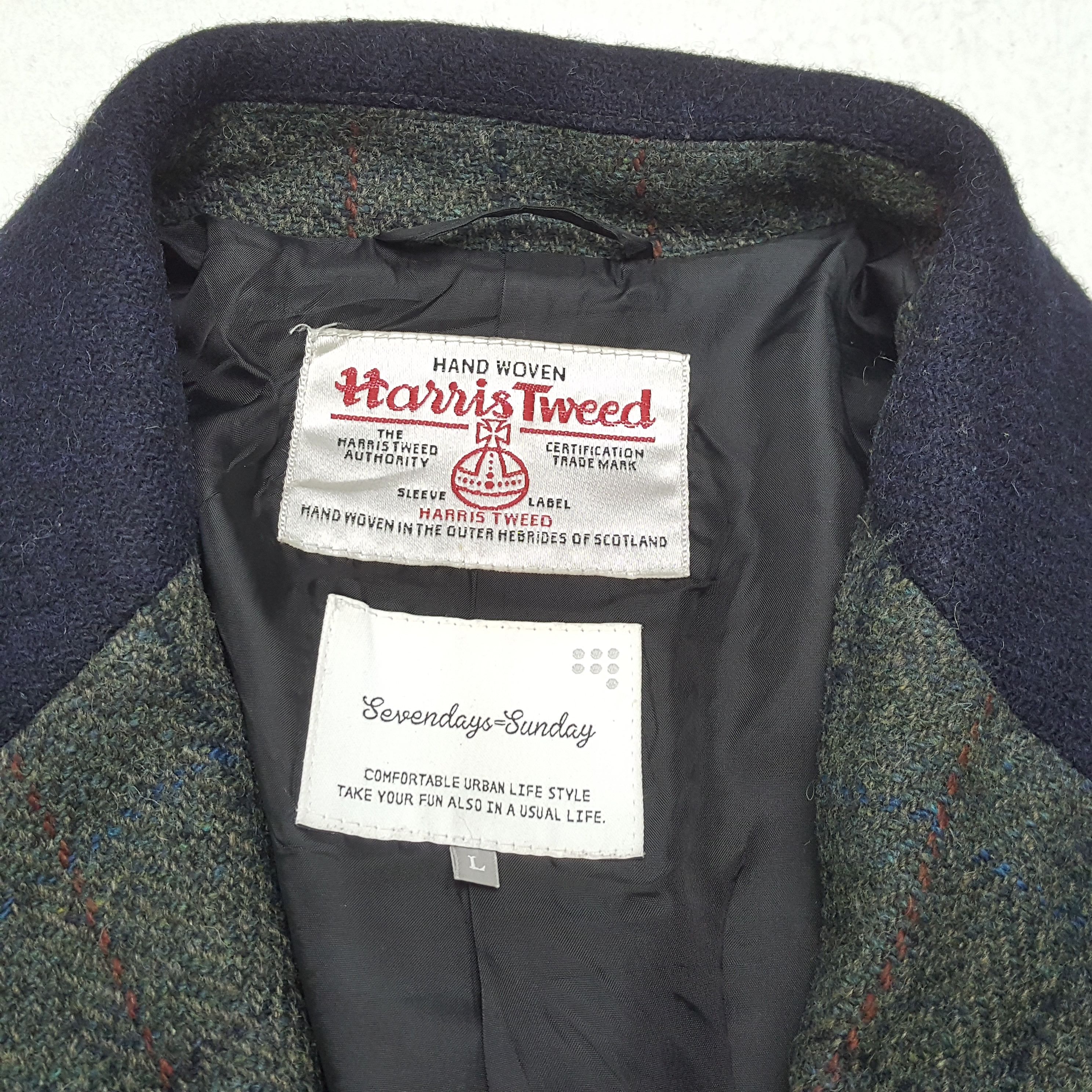 Harris Tweed × Vintage Vintage HARRIS TWEED Faction Brand Style Jacket Size US M / EU 48-50 / 2 - 9 Thumbnail