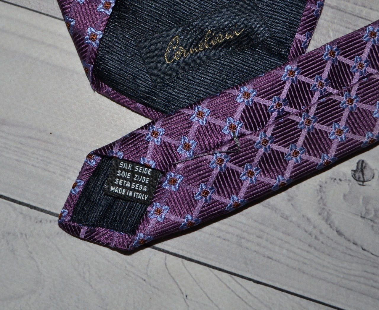 Corneliani Corneliani Lilac Silk Tie Size ONE SIZE - 7 Thumbnail