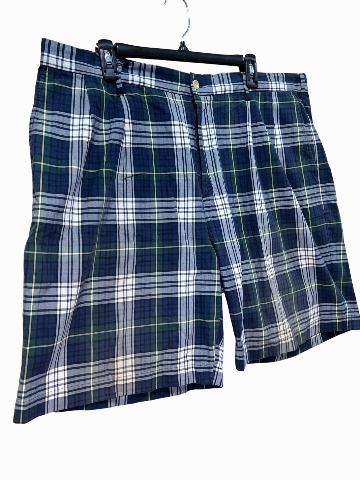 Nautica NAUTICA - Men's Plaid Golf Casual Shorts - Blue - 40W Size US 40 / EU 56 - 13 Thumbnail