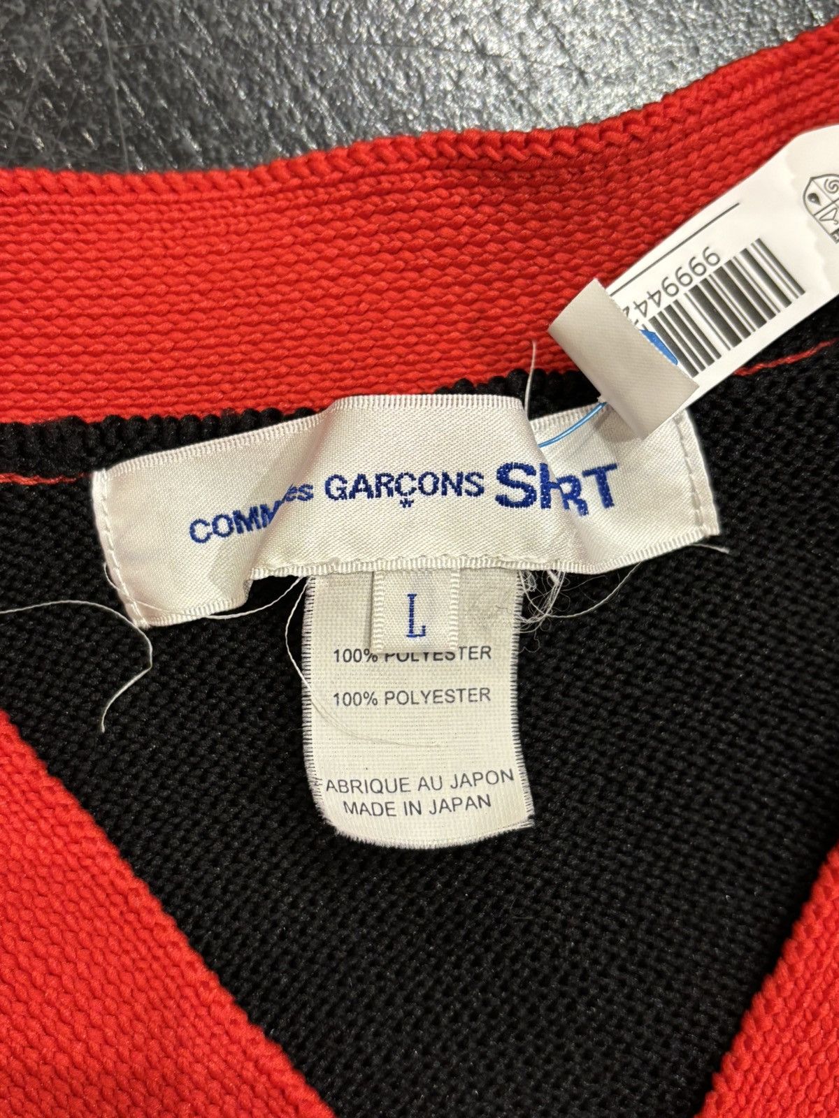 Comme des Garcons CDG Split Knit Vest Size US L / EU 52-54 / 3 - 3 Thumbnail