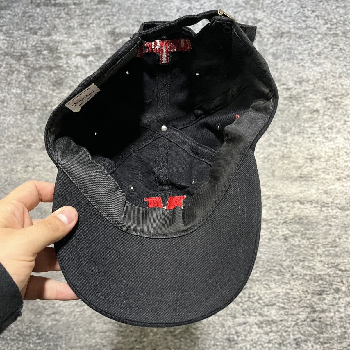 Marlboro VINTAGE 90s MARLBORO BLACK RED LOGO COWBOY WESTERN STYLE HAT Size ONE SIZE - 5 Thumbnail