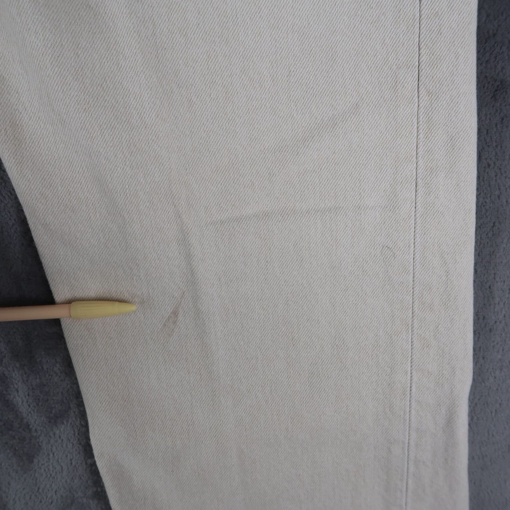 Levi's VINTAGE Levi's 501 Jeans Straight Denim Beige Mens Size 36x32 Regular waist Inseam 36x32 501 Series 90s USA Jeans Mens Size US 36 / EU 52 - 6 Thumbnail