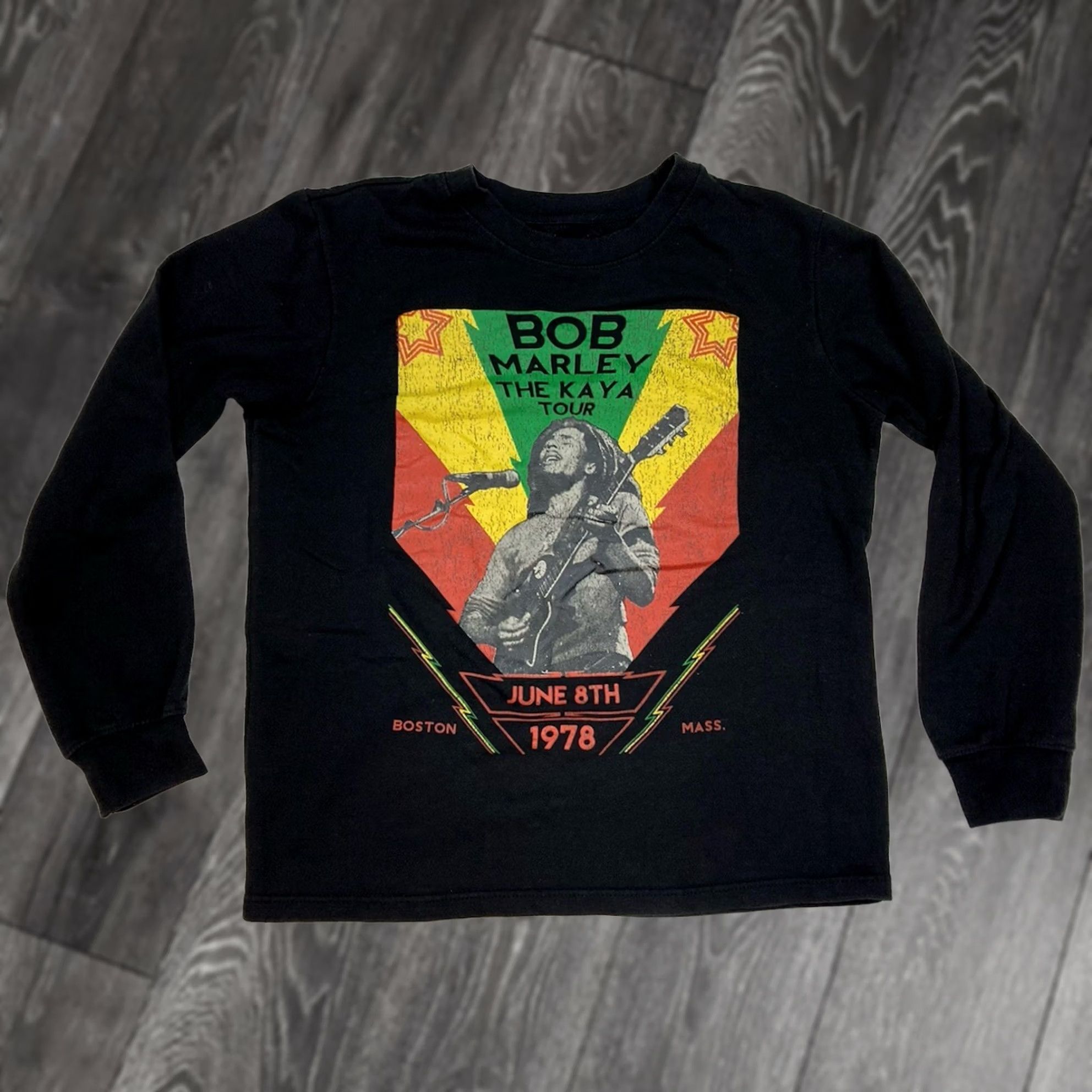 Vintage Zion Rootswear Bob Marley The Kaya Tour Boston 1978 Sweatshirt Women Medium Size M / US 6-8 / IT 42-44 - 1 Thumbnail