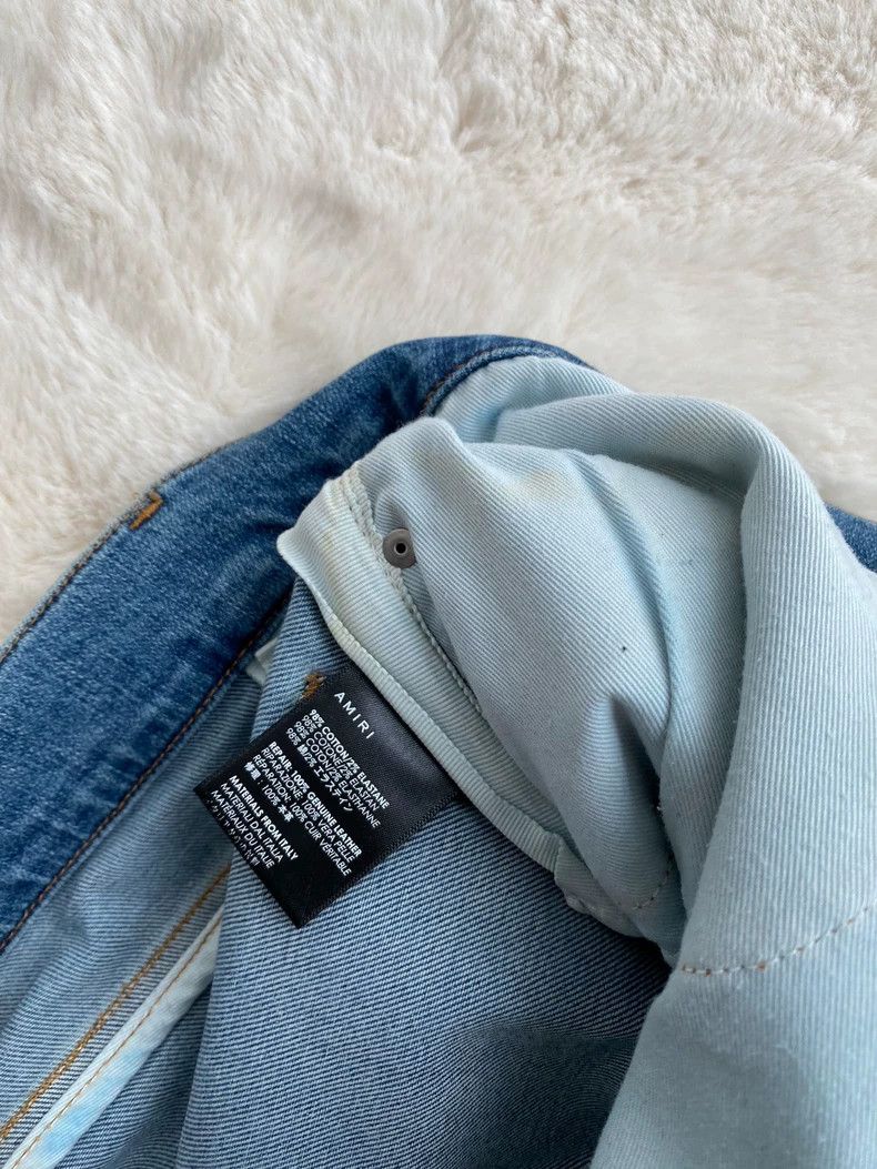 Amiri Amiri Washed blue mx1 jeans 2501-Nextarrow Size US 34 / EU 50 - 4 Thumbnail
